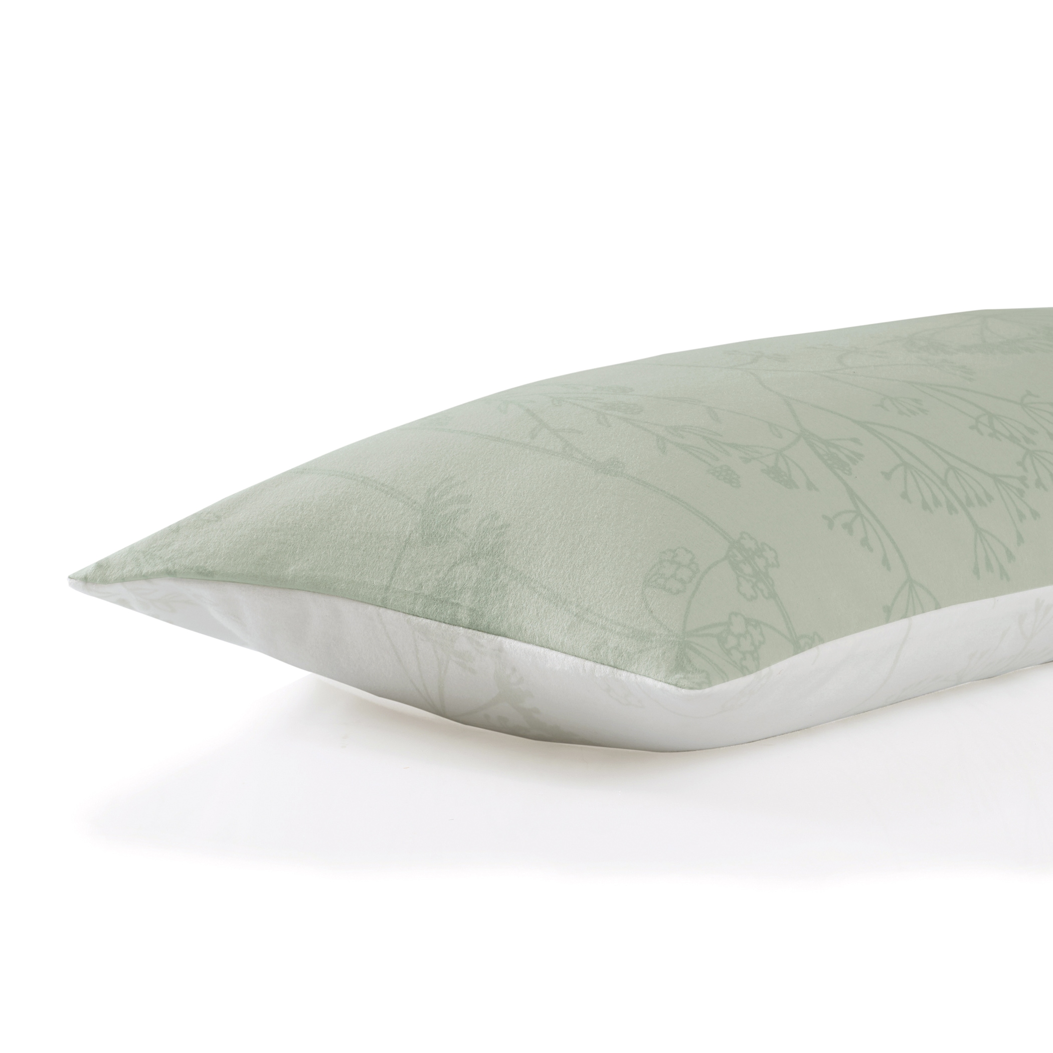 Florella Bettwäsche »»Isabel salbei « Flausch-Flanell,  100% Baumwolle«