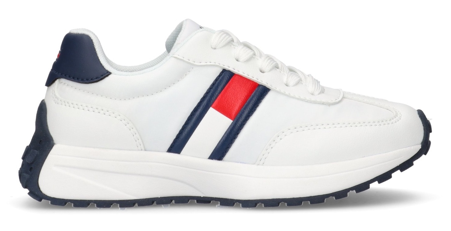 Tommy Hilfiger Sneaker, Runners Sneaker, Retro Sneaker, Schnürschuh mit Logoflag