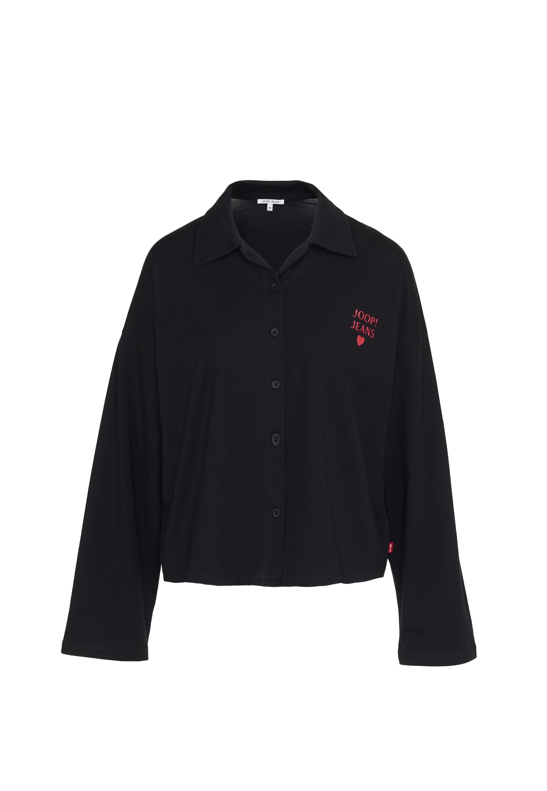 JOOP! Jeans Pyjamaoberteil »After Dark (JOOP! Jeans)« Knopfleiste, Langarm, Logo-Print, Regular Fit