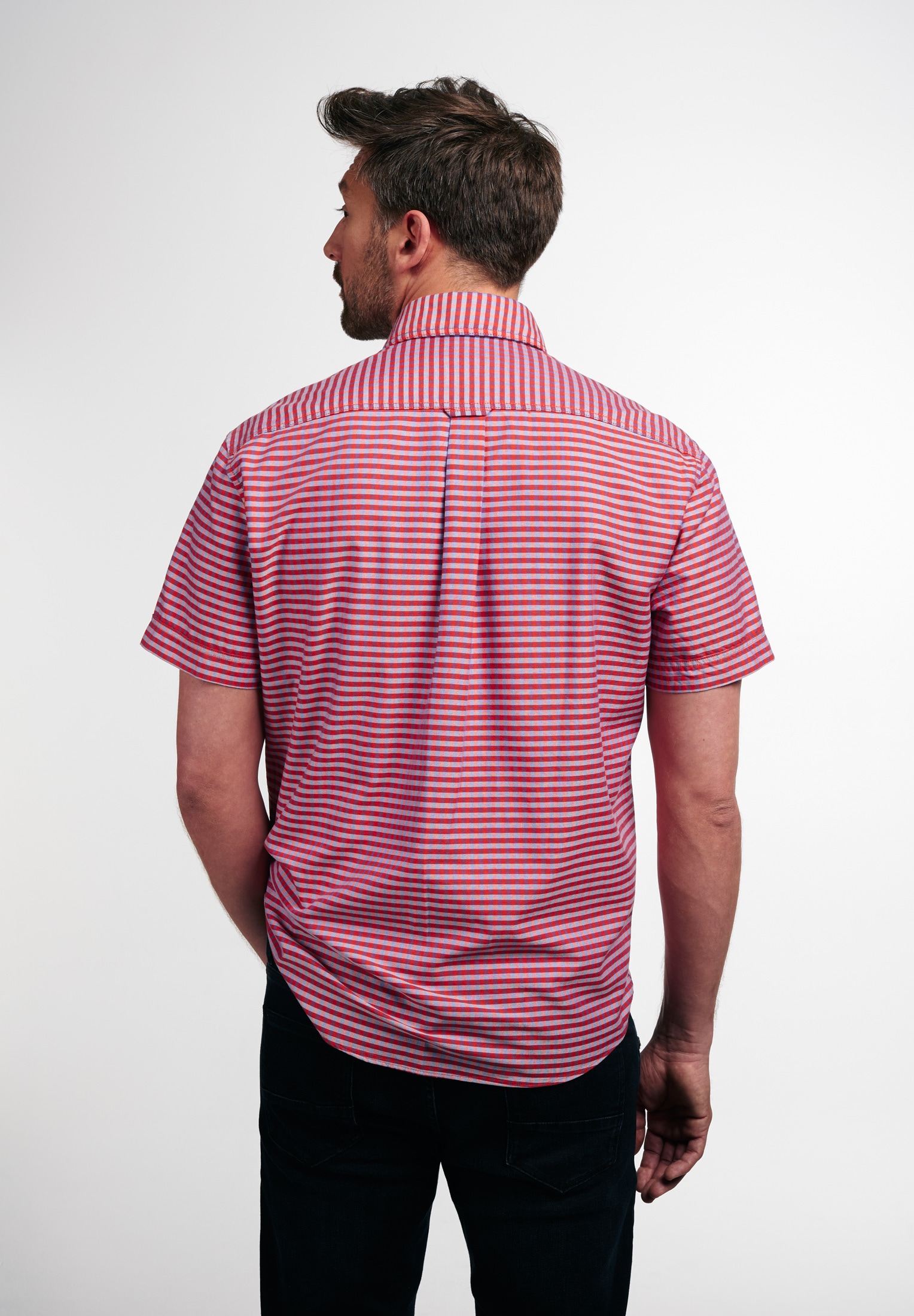 Eterna Kurzarmhemd »REGULAR FIT« EASY IRON (bügelleicht)