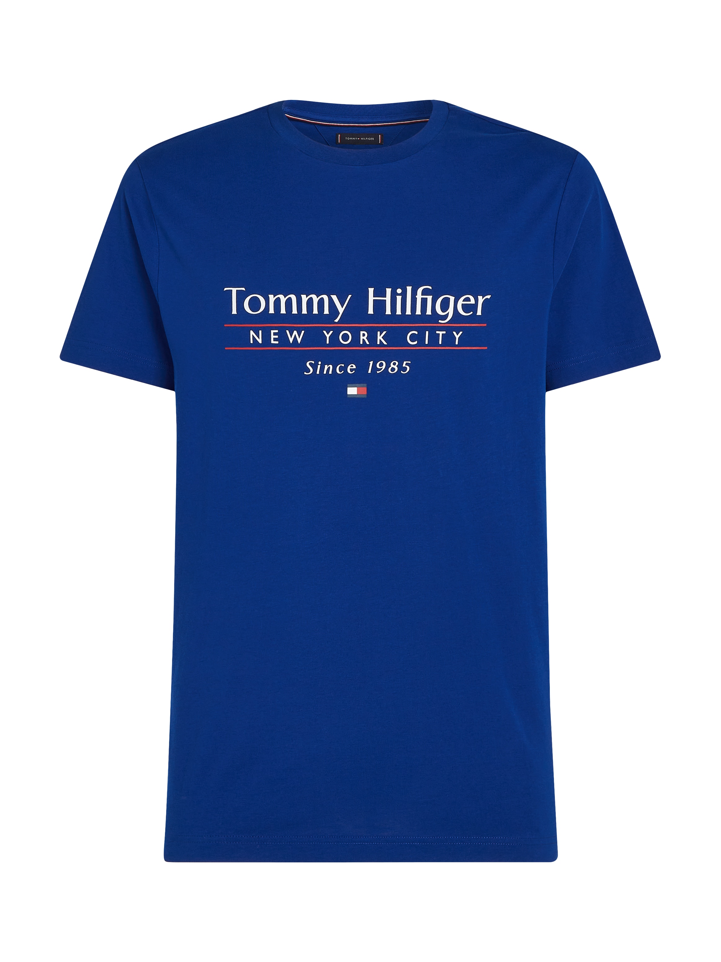 Tommy Hilfiger T-Shirt »HILFIGER CENTER STACK TEE«, mit großem Schriftprint