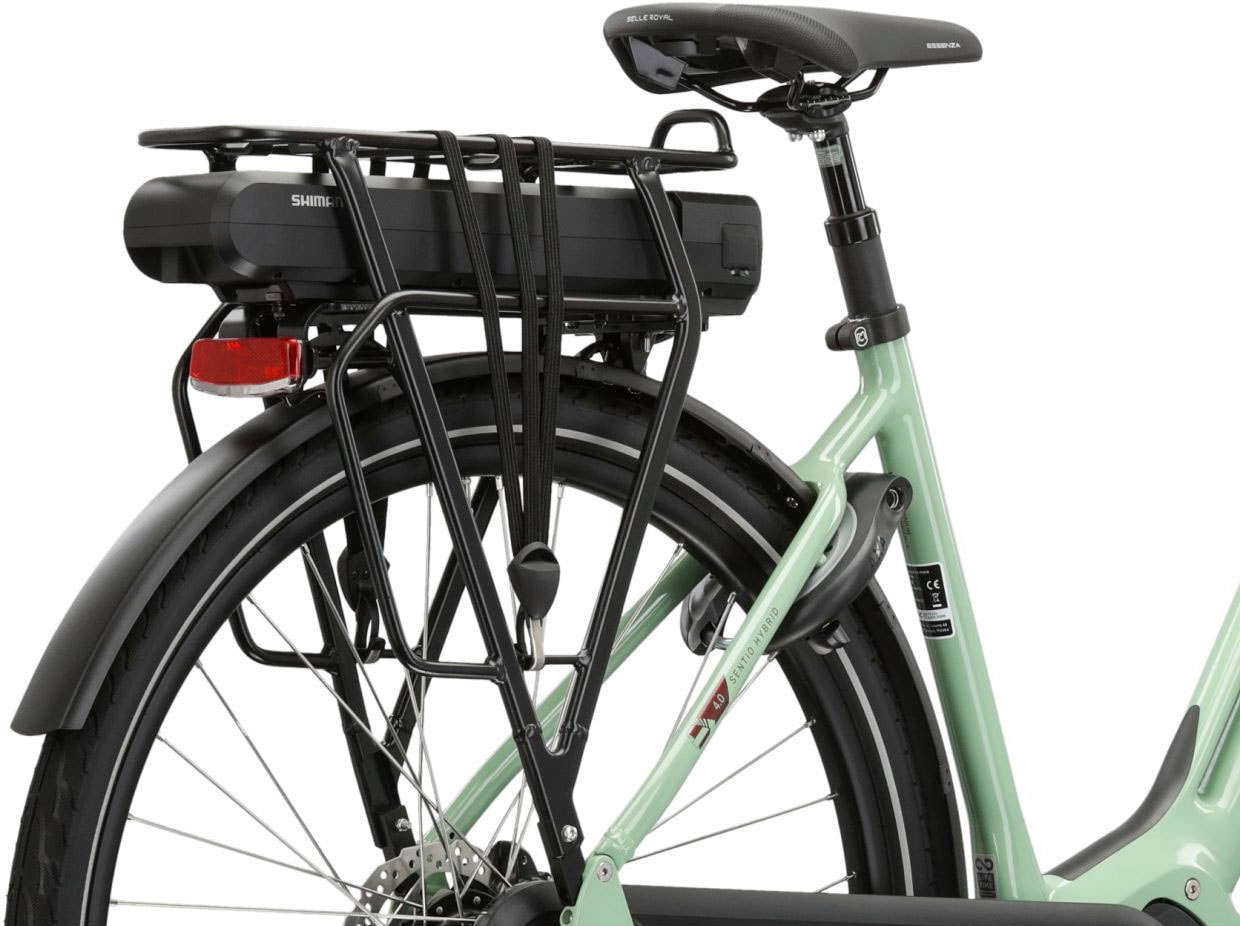 Kross E-Bike »E-Citybike Sentio Hybrid 4.0 28 Zoll grün«, 7 Gang, Shimano, NEXUS, Mittelmotor 250 W, Pedelec, Elektrofahrrad für Damen und Herren
