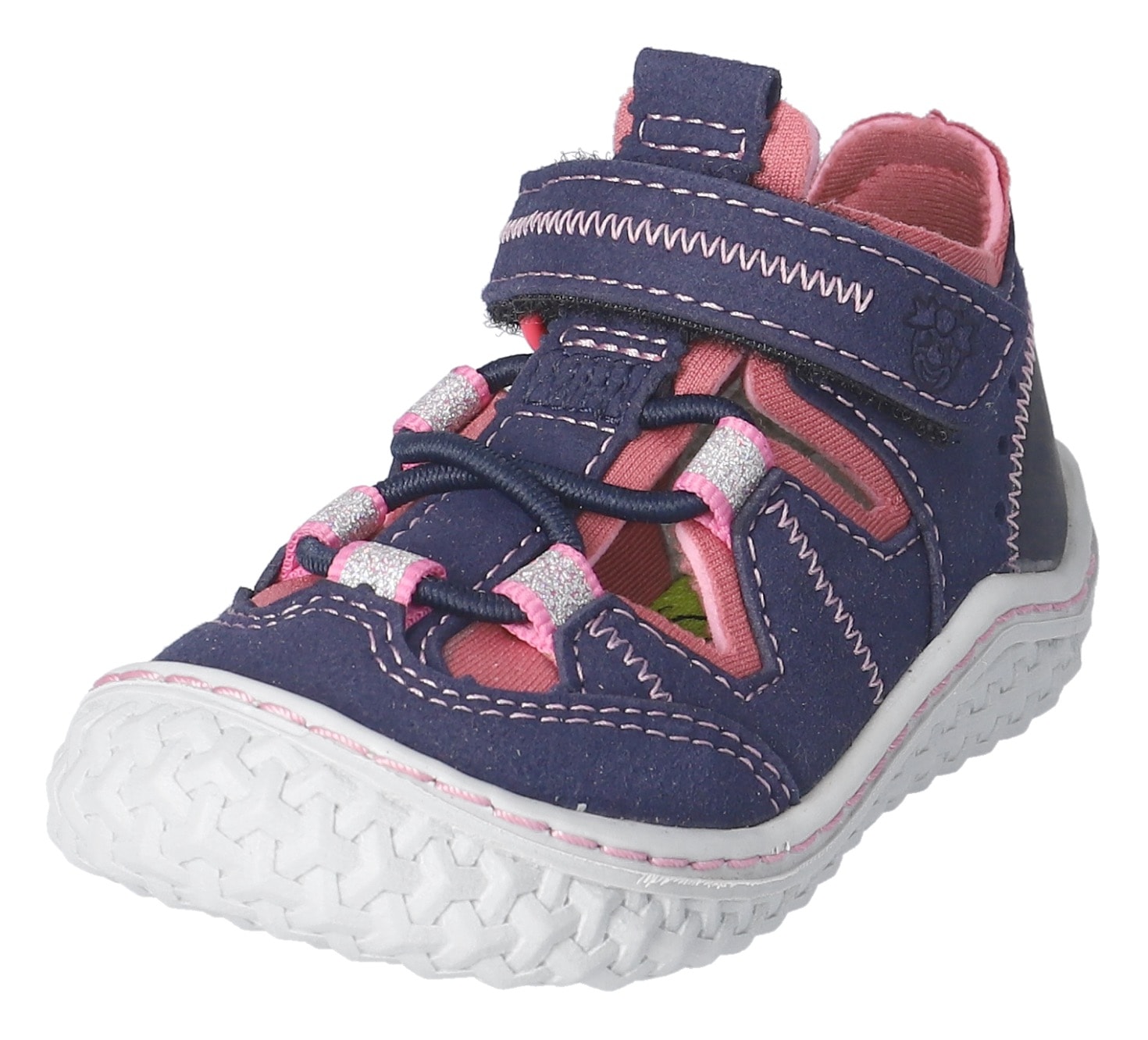 PEPINO by RICOSTA Barfußschuh »Jerry WMS: mittel«  , Barfußschuh mit Gummizug u. Klett, Größenschablone zum Download