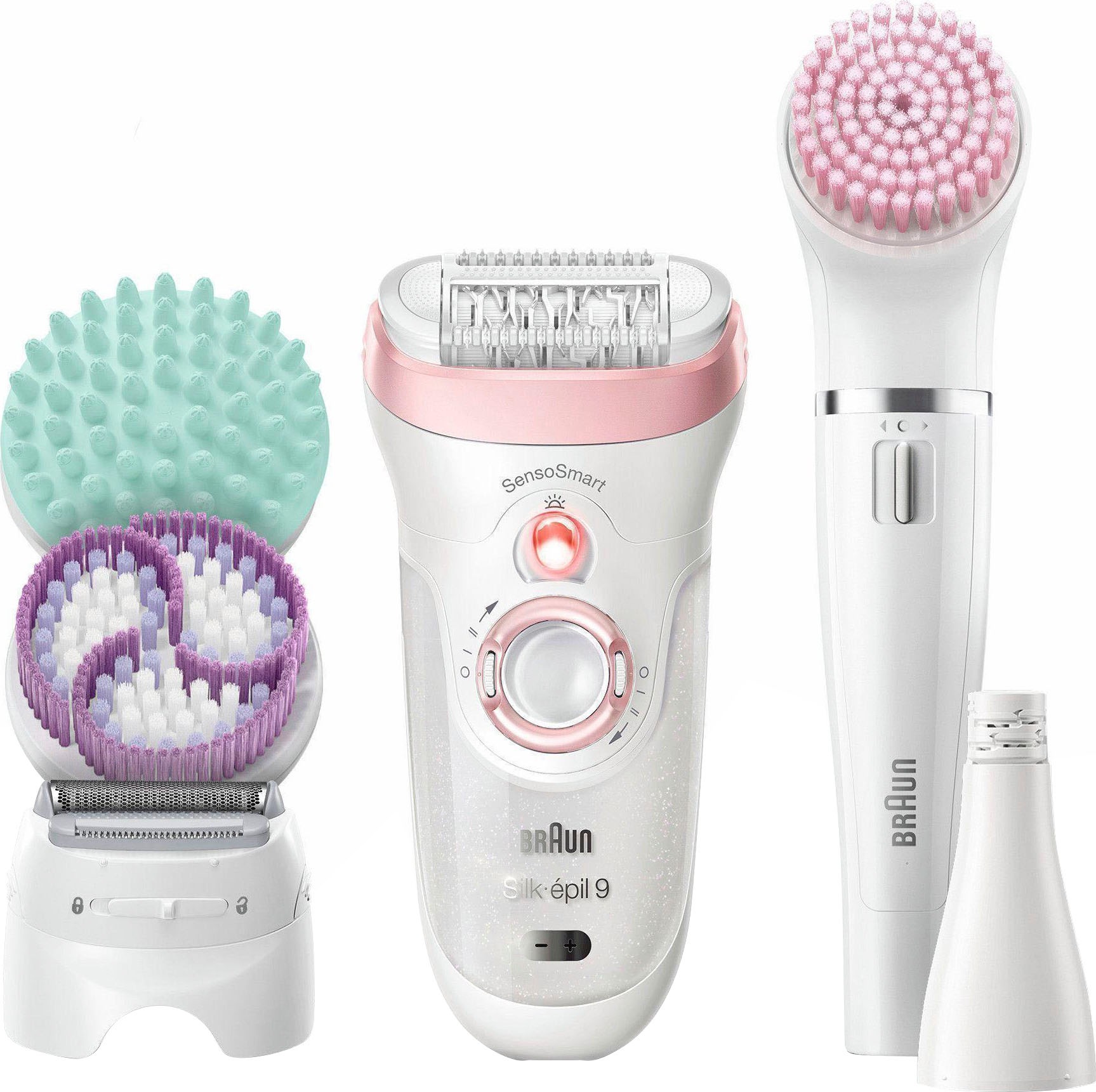 Braun Epilierer »Silk-épil 9 9-985«, Micro-Grip-Pinzetten-Technologie, kabellose Wet &... kaufen