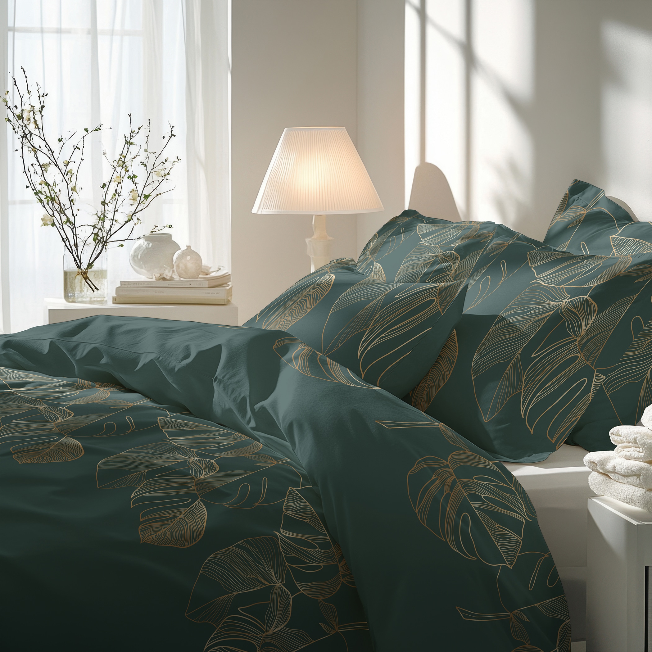 Florella Bettwäsche »»Gisele gold « Edel-Satin,  100% Baumwolle«