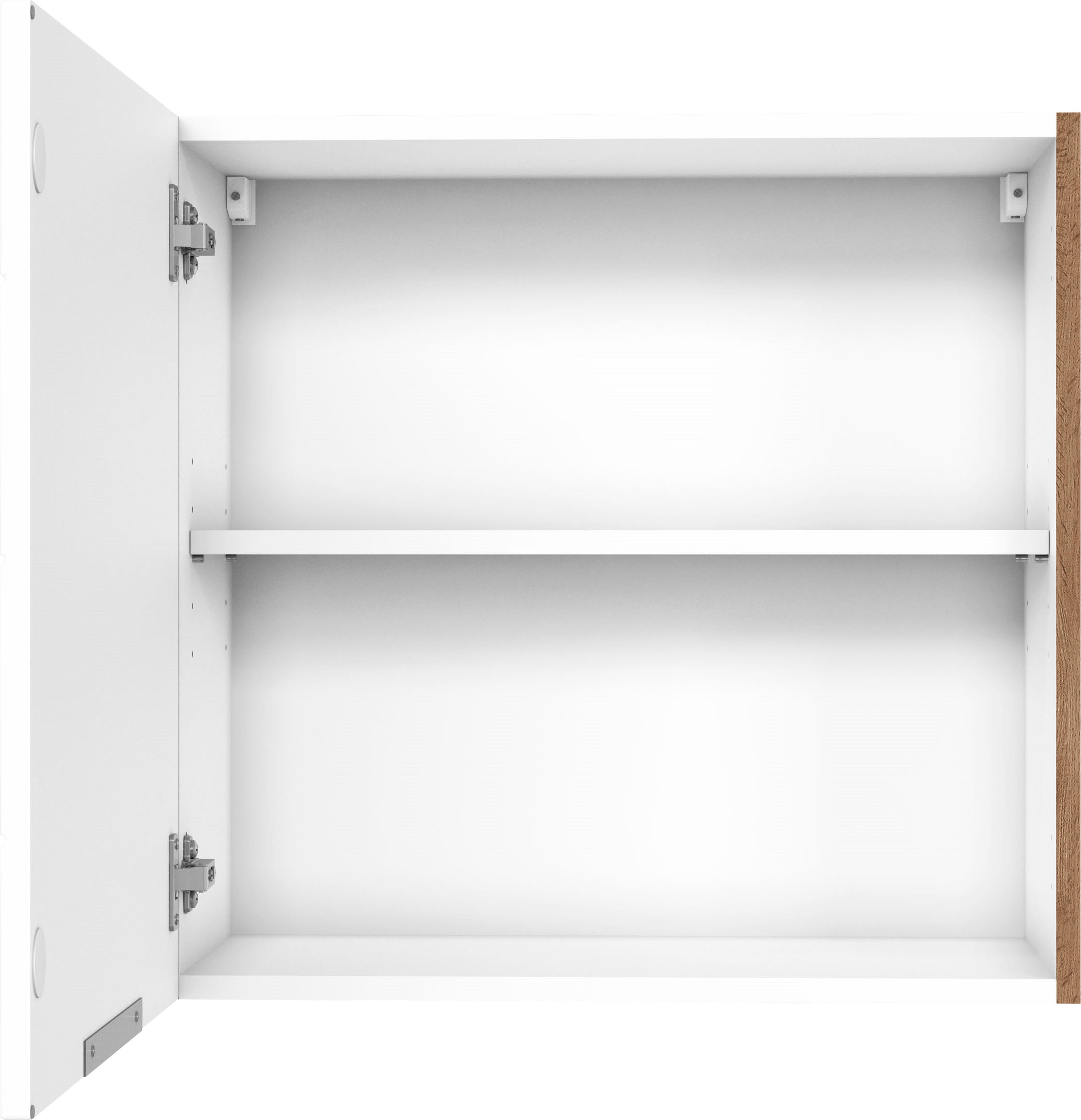 KOCHSTATION Hängeschrank »KS-Luhe«, 60 cm breit, hochwertige MDF-Fronten mit waagerechter Lisene