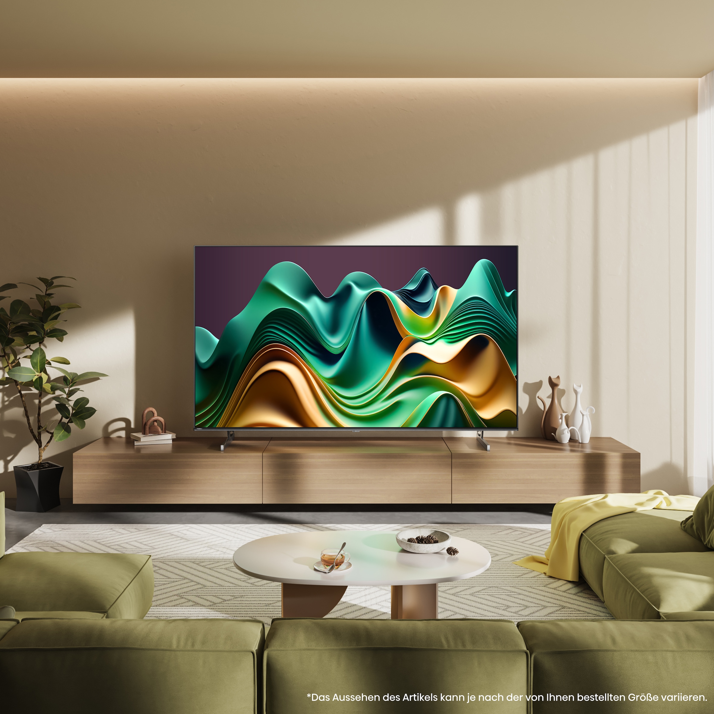 Hisense Mini-LED-Fernseher »55U6NQ«, 4K Ultra HD, Smart-TV, 4KUHD, ULED, Mini LED