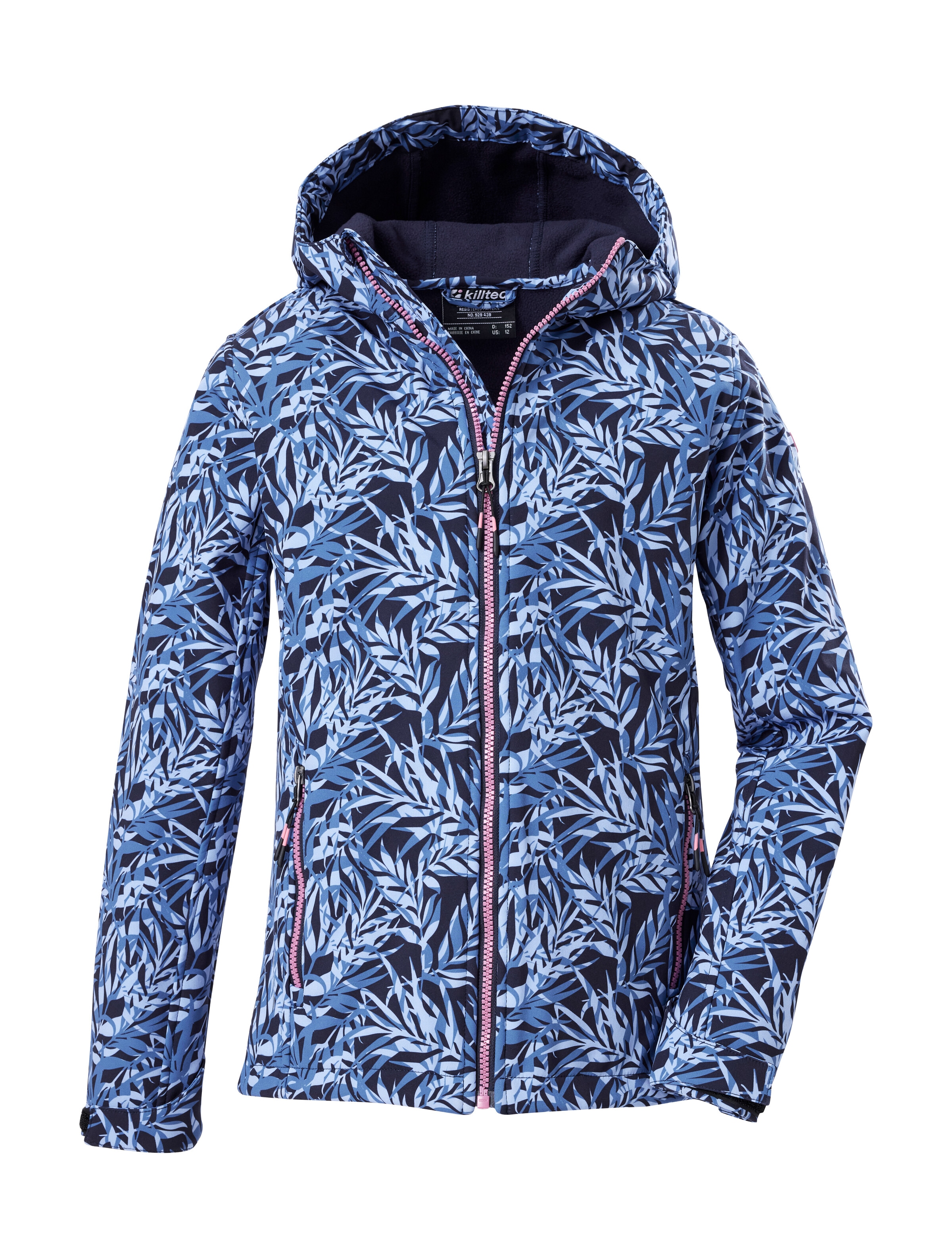Killtec Softshelljacke »Mädchen Softshelljacke Print« Wasserdicht, windabweisend, atmungsaktiv, modischer Print