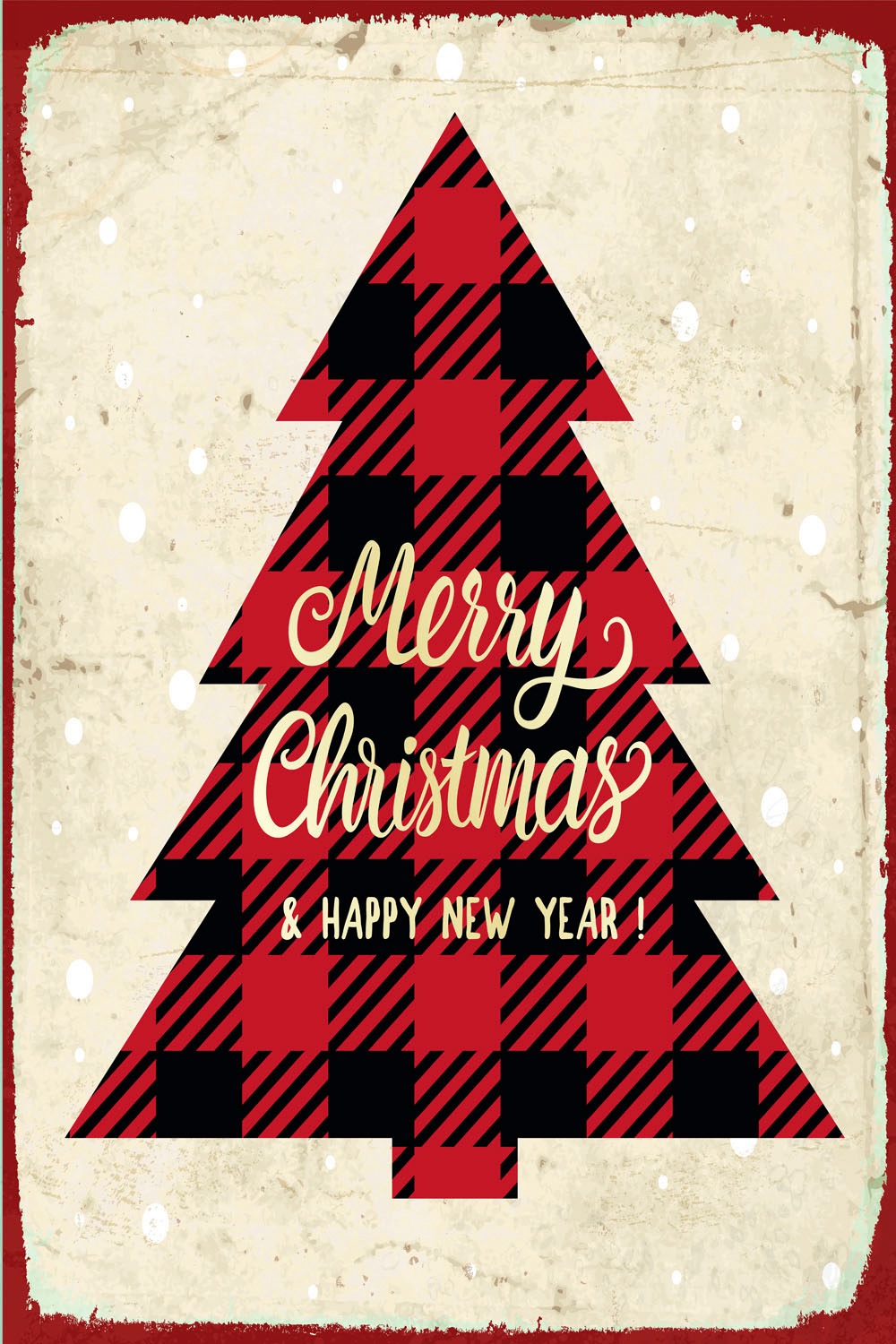 queence Metallbild »Merry Christmas«, (1 St.), Stahlschilder