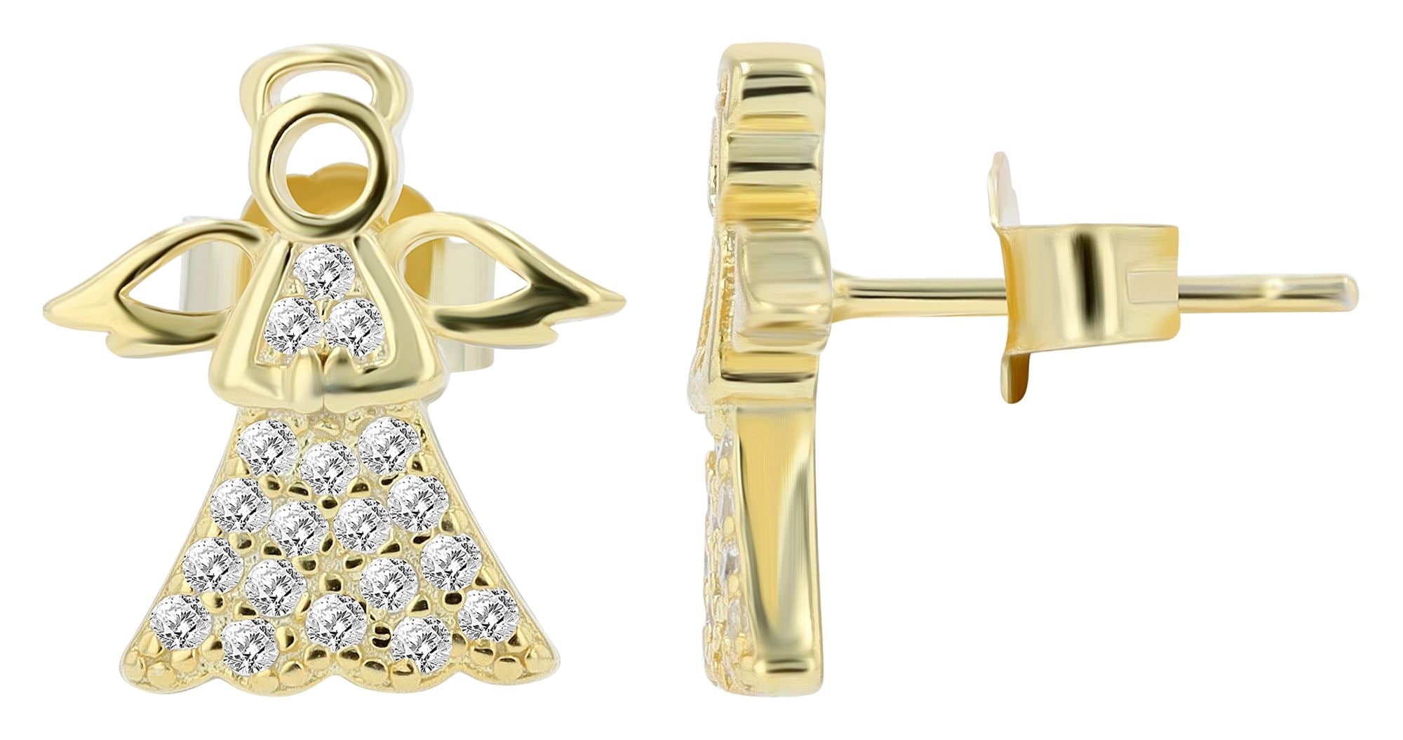 Adelia´s Paar Ohrstecker »Damen Ohrringe ¿ Ohrstecker aus 925 Silber«