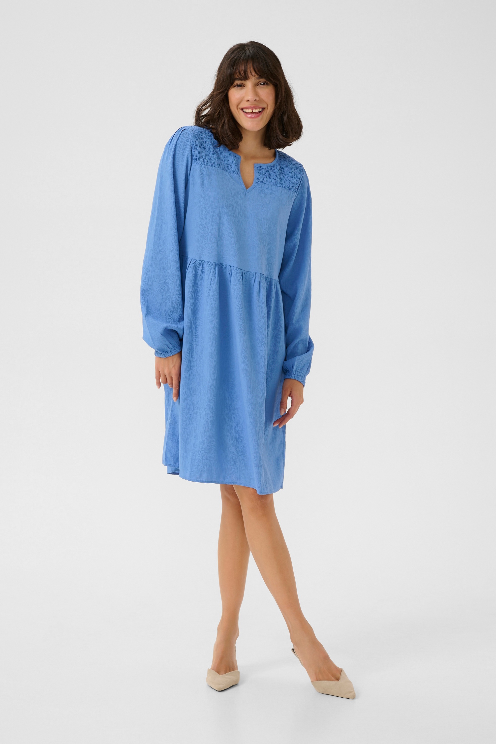 KAFFE Midikleid »Kleid KAlinda«