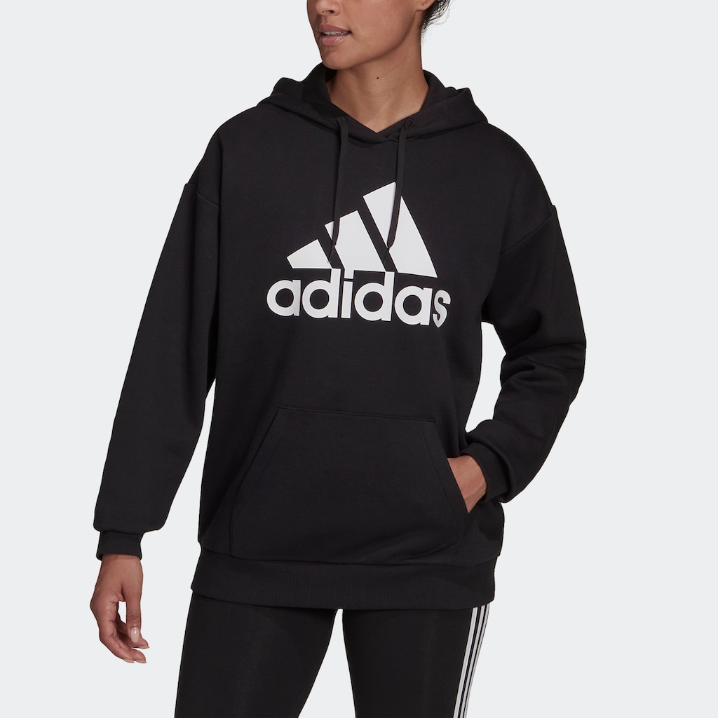 adidas Sportswear Kapuzensweatshirt »ESSENTIALS LOGO BOYFRIEND FLEECE HOODIE«