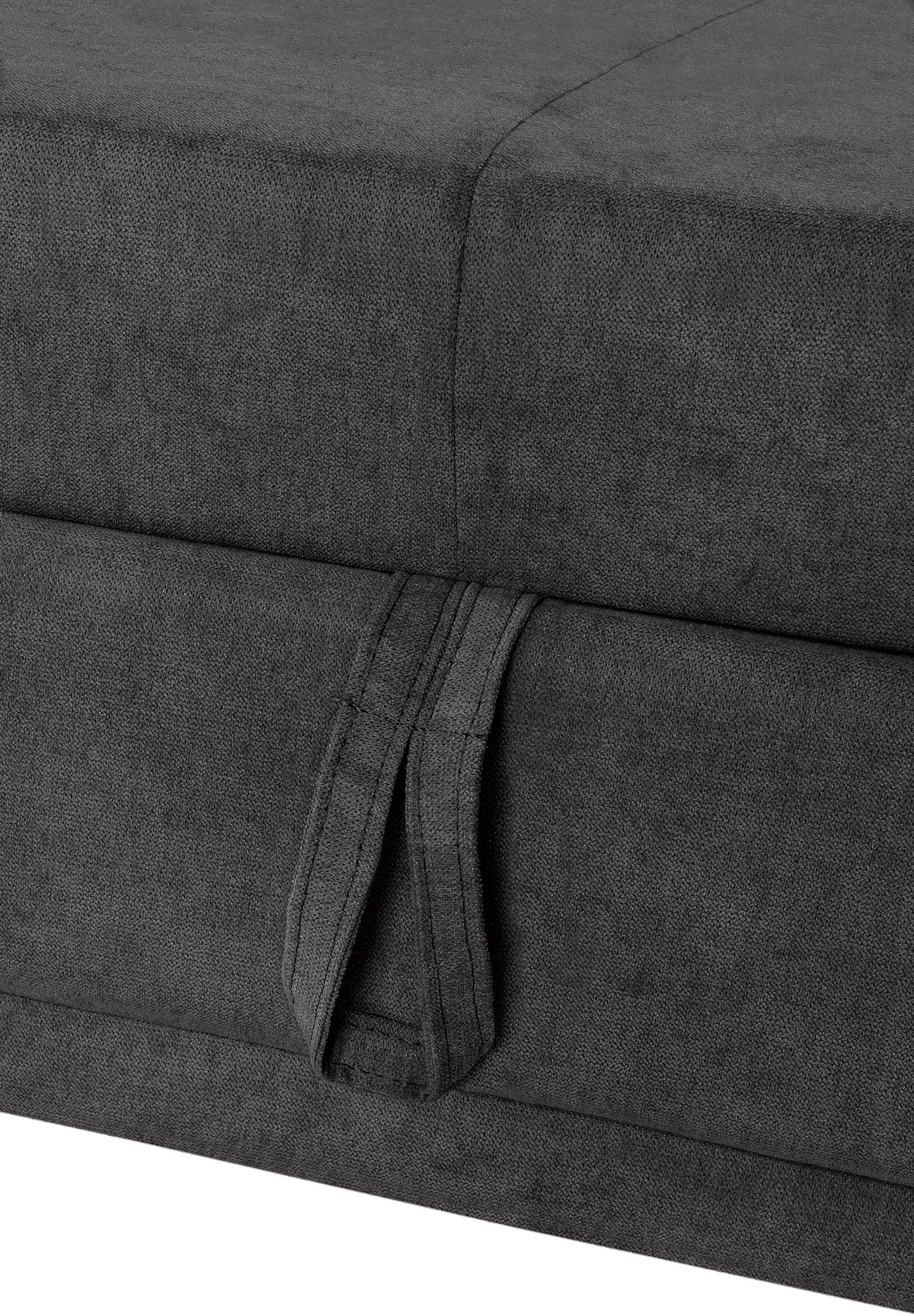 COTTA Ecksofa »Holiday L-Form mit Sitztiefen-, Armteil- und Kopfteilverstellung«, wahlweise mit Bettfunktion & Bettkasten