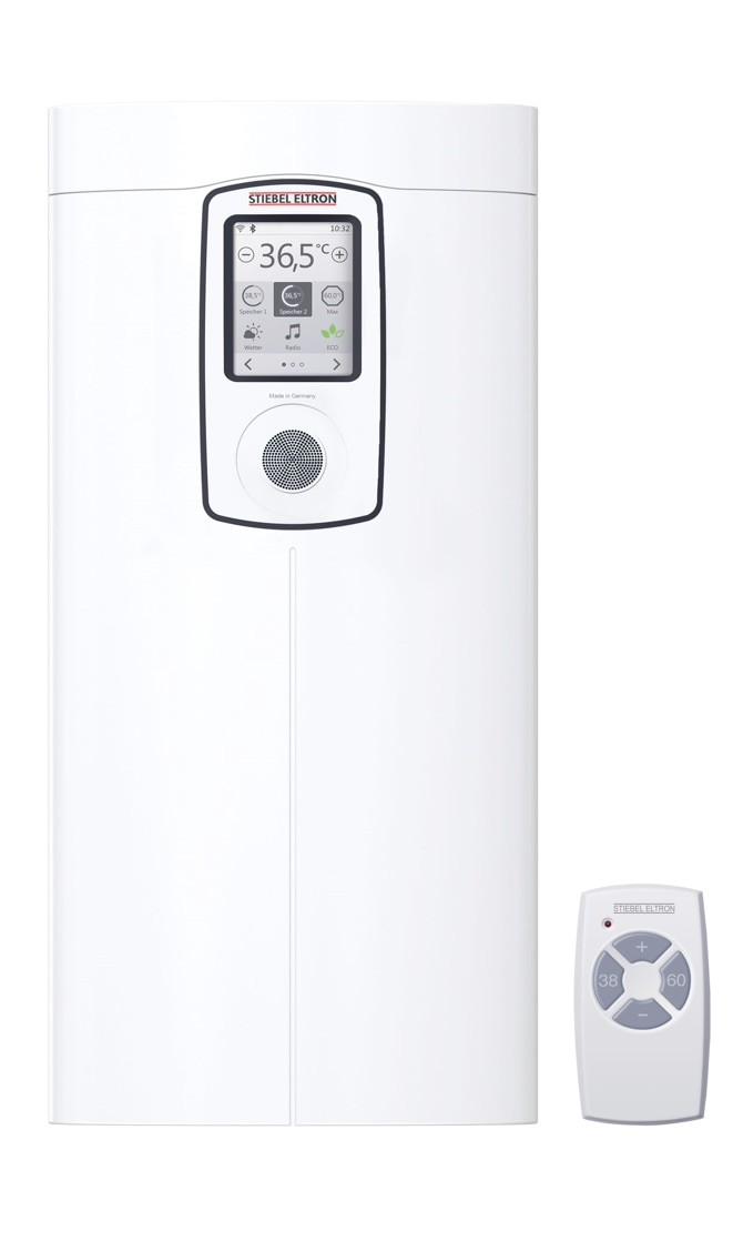 STIEBEL ELTRON Komfort-Durchlauferhitzer "DHE Connect" 4i Technologie für immer konstante Warmwassertemperatur, 27 kW