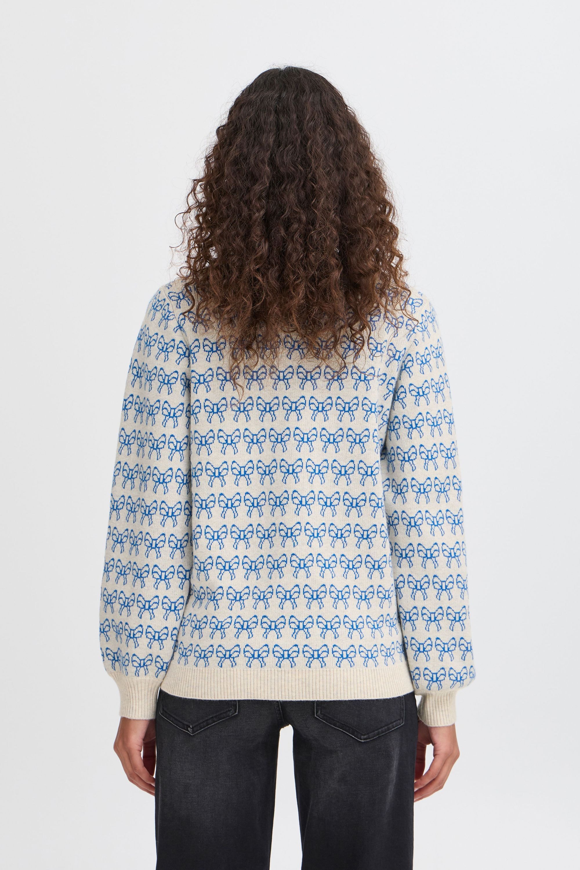 Ichi Strickfleece-Pullover »Strickpullover IHBRIELLE«