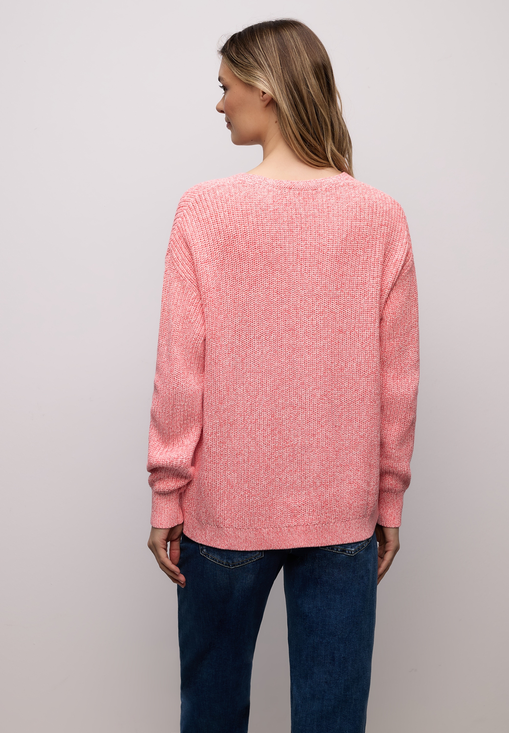STREET ONE Strickpullover mit V-Ausschnitt