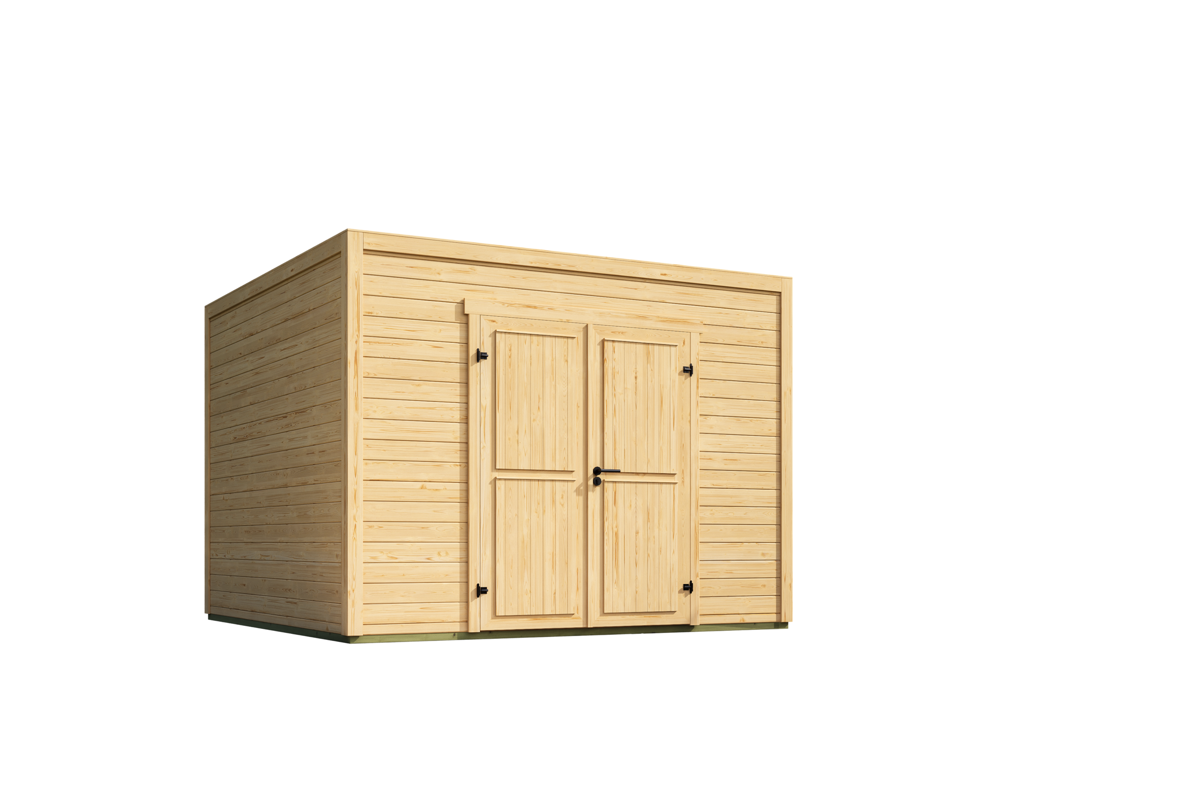 Nordic Holz Gartenhaus »Fynn 3« kleiner stilvoller Schuppen mit Flachdach