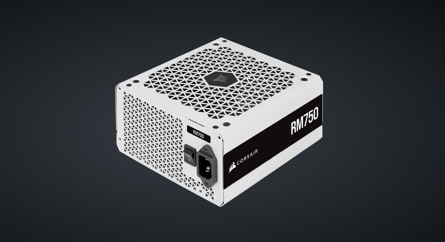 PC-Netzteil »Series RM750, Fully Modular 80 Plus Gold 750 Watt, EU Version, White«