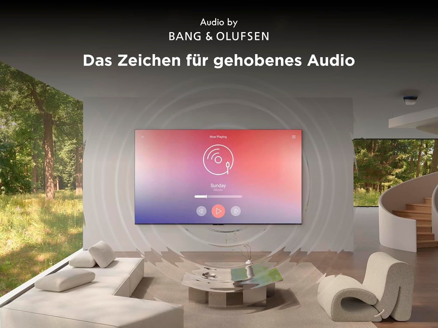 TCL QLED Mini LED-Fernseher »75Q7CX7«, 4K Ultra HD, Google TV-Smart-TV, Audio von Bang & Olufsen, Präzises Dimming, Smart TV, Apple TV, 4K HDR