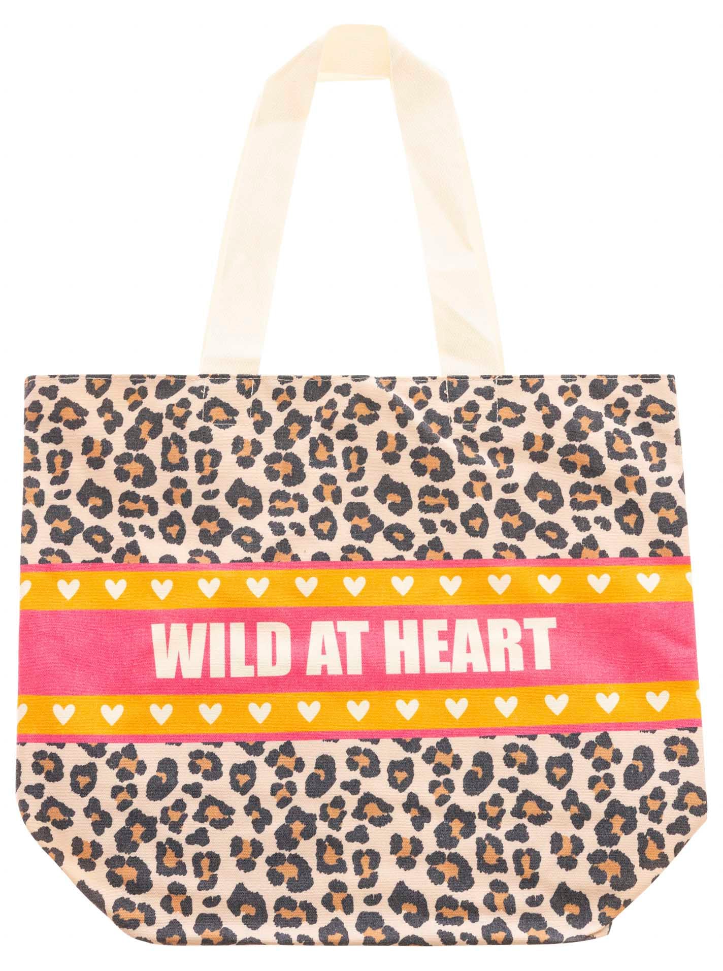 Zwillingsherz Tragetasche Stofftasche mit Henkel, bunter Mustermix