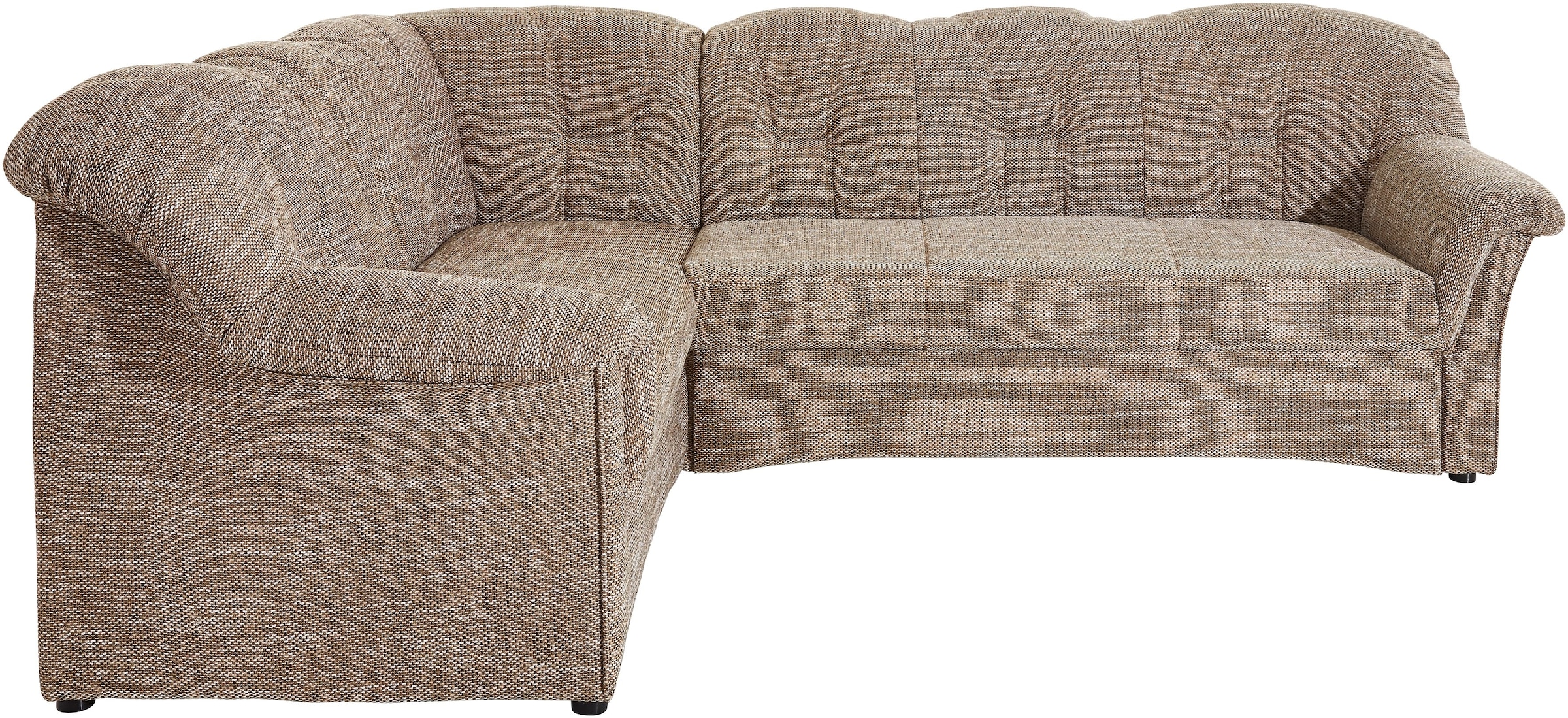 DOMO collection Ecksofa »Papenburg B/T/H: 242/190/84 cm L-Form«, wahlweise mit Bettfunktion, Langer Schenkel links oder rechts