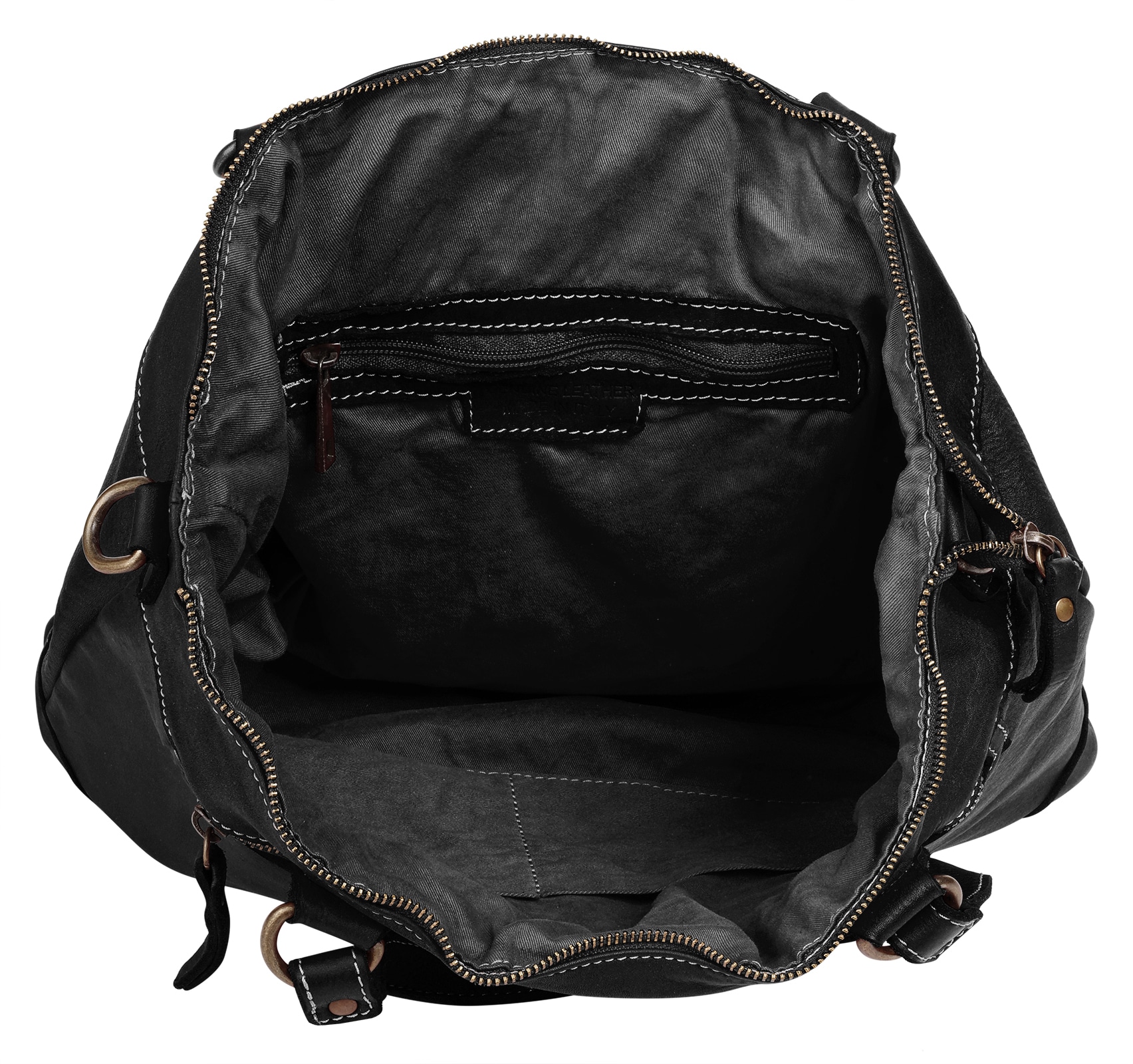 Cluty Shopper echt Leder, Made in Italy