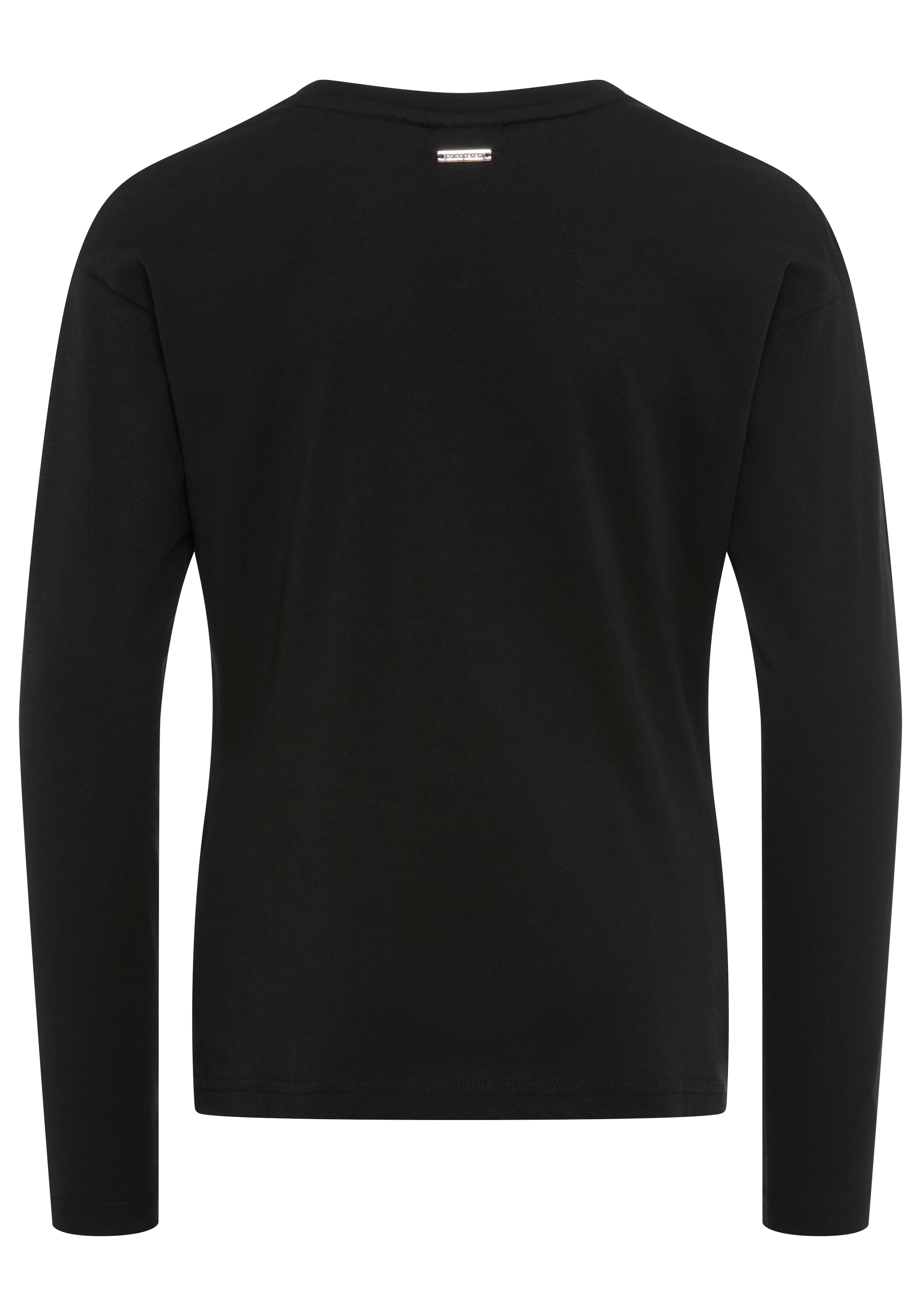 Bruno Banani Langarmshirt »Shirt mit Paillettendetails für Mädchen« Für TEENS, Langarmshirt mit Pailletten