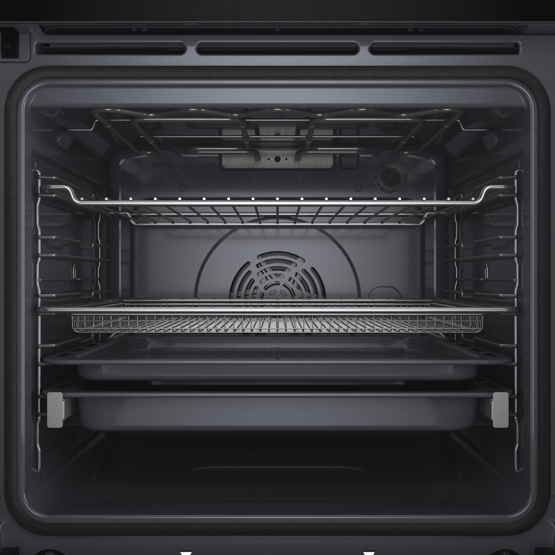 BAUKNECHT Backofen-Set »BAKO 940 Airfry Flex« mit Teilauszug Set, 2 Stk. tlg. AirFry-Funktion – die gesündere Alternative zur Fritteuse