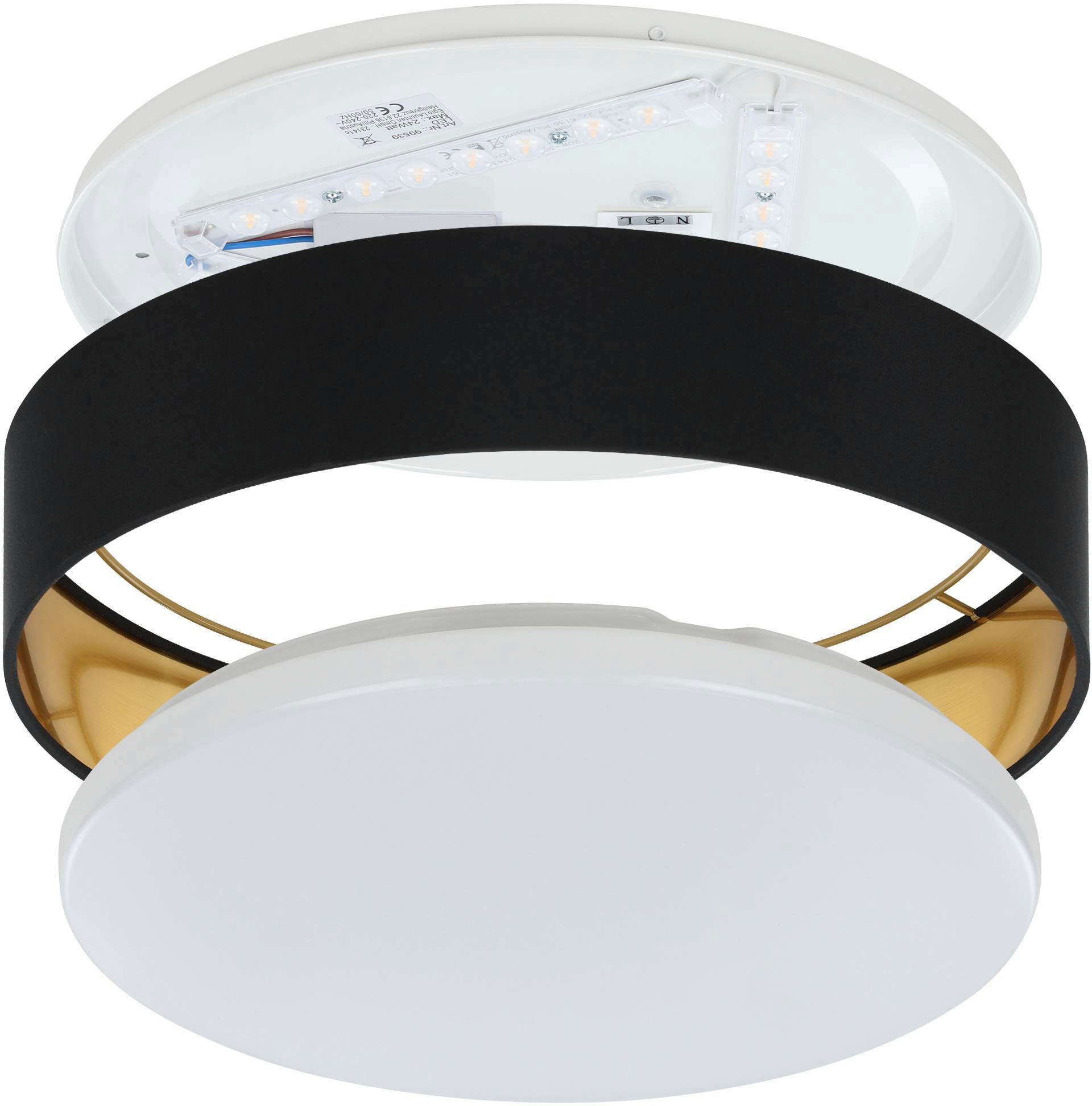 EGLO LED Garantie kaufen Jahren »Maserlo«, 1 Ø38 Stofflampe Deckenleuchte warmweißes Textilschirm online Licht, | x cm, H9 flammig-flammig, 3 LED-Platine, mit XXL