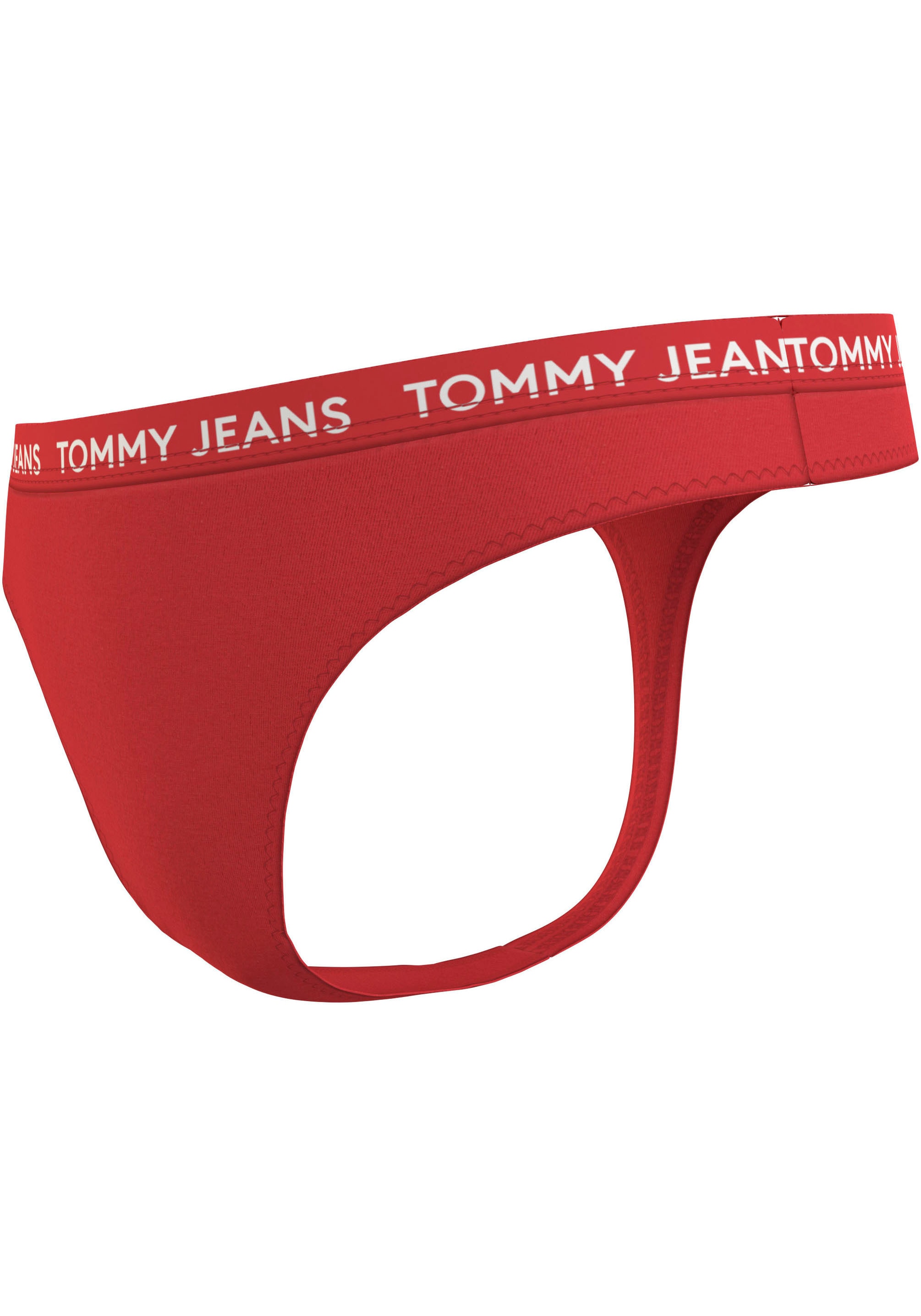 Tommy Hilfiger Underwear Slip »3P CLASSIC THONG (EXT SIZES)«, (Packung, 3 St., 3er), mit Tommy Jeans Logo-Elastikbund