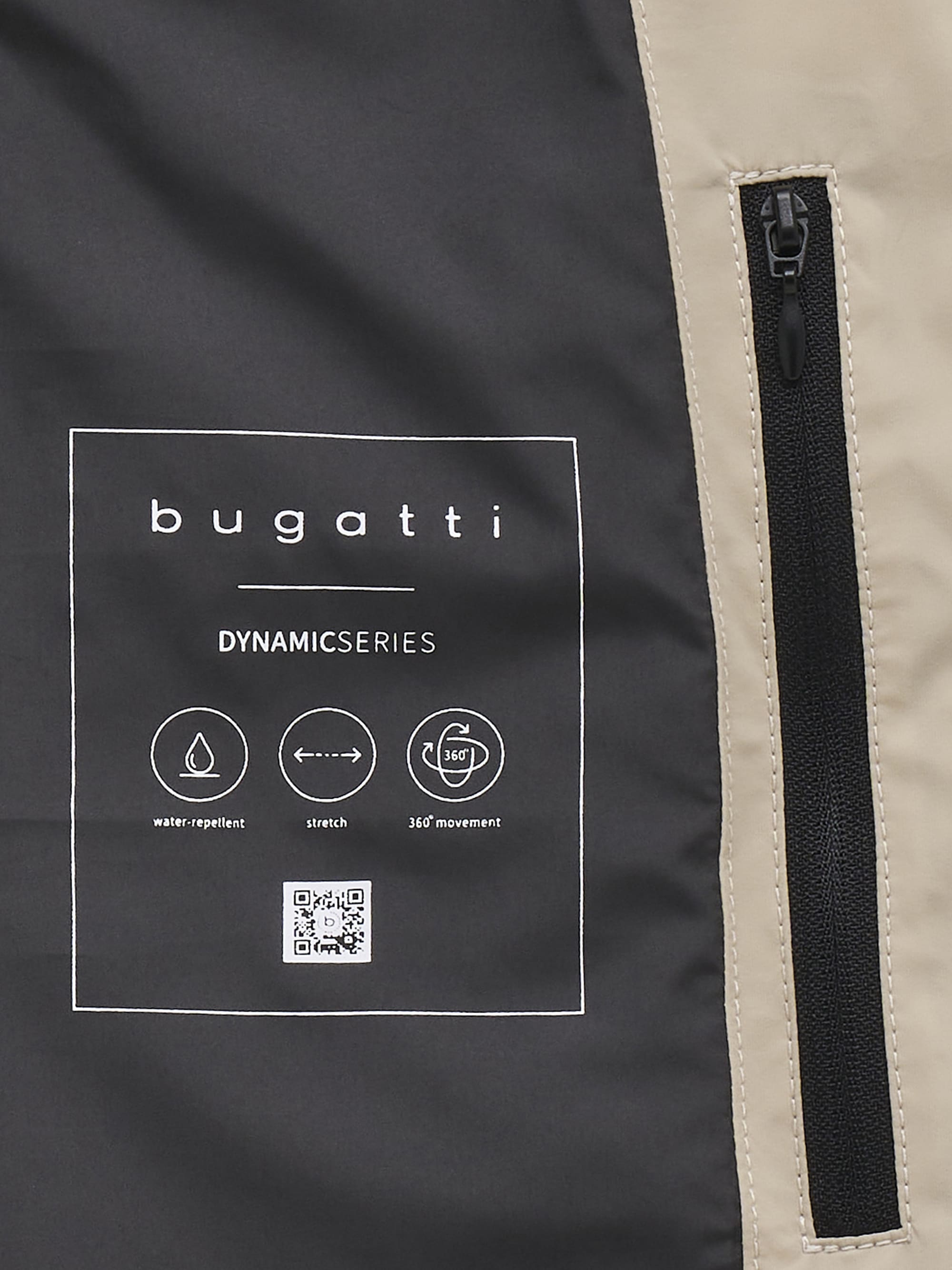 bugatti Blouson »Regular Fit« ohne Kapuze Regular Fit DynamicSeries Stretch Stehkragen