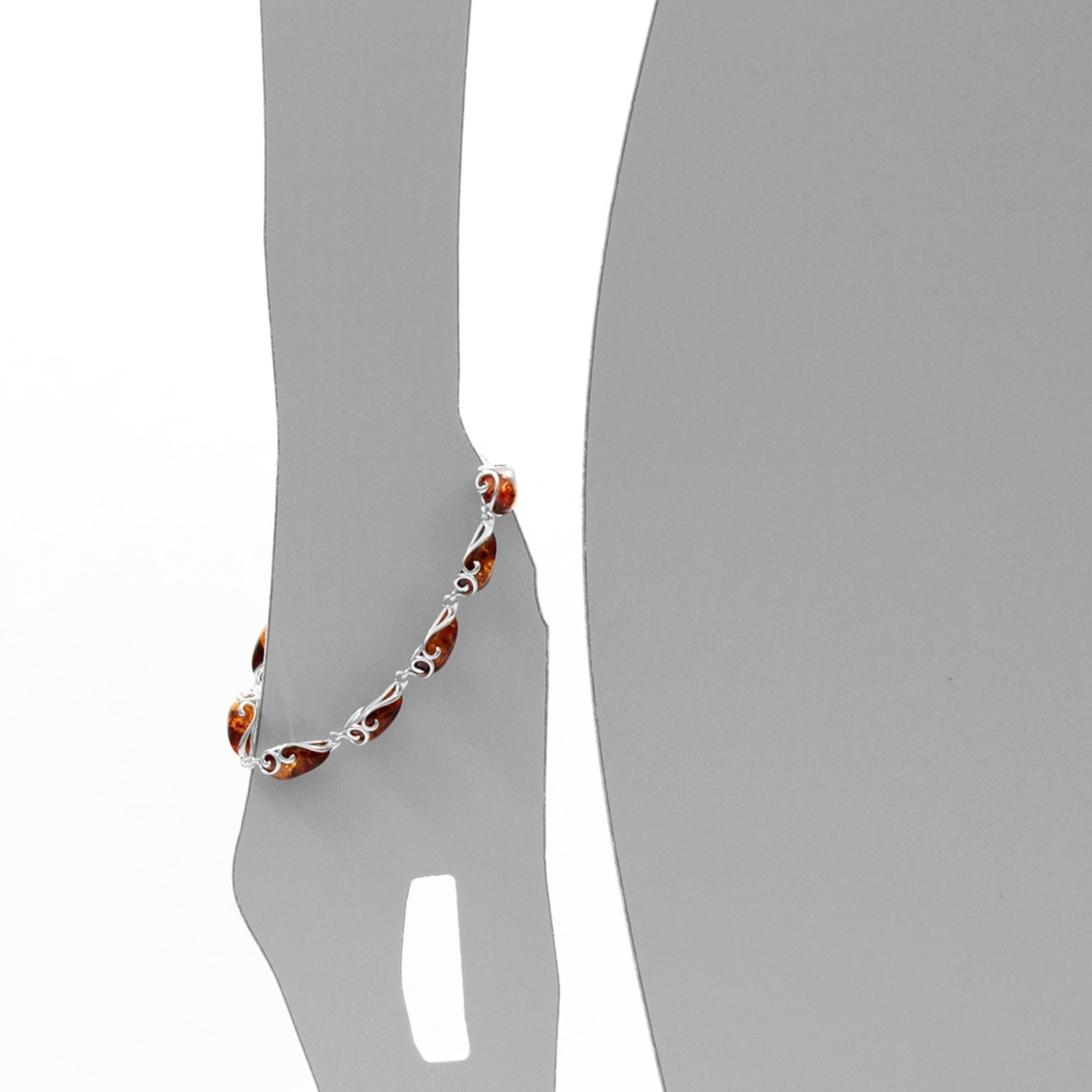 OSTSEE-SCHMUCK Armband »- Gabi - Silber 925/000 - Bernstein«