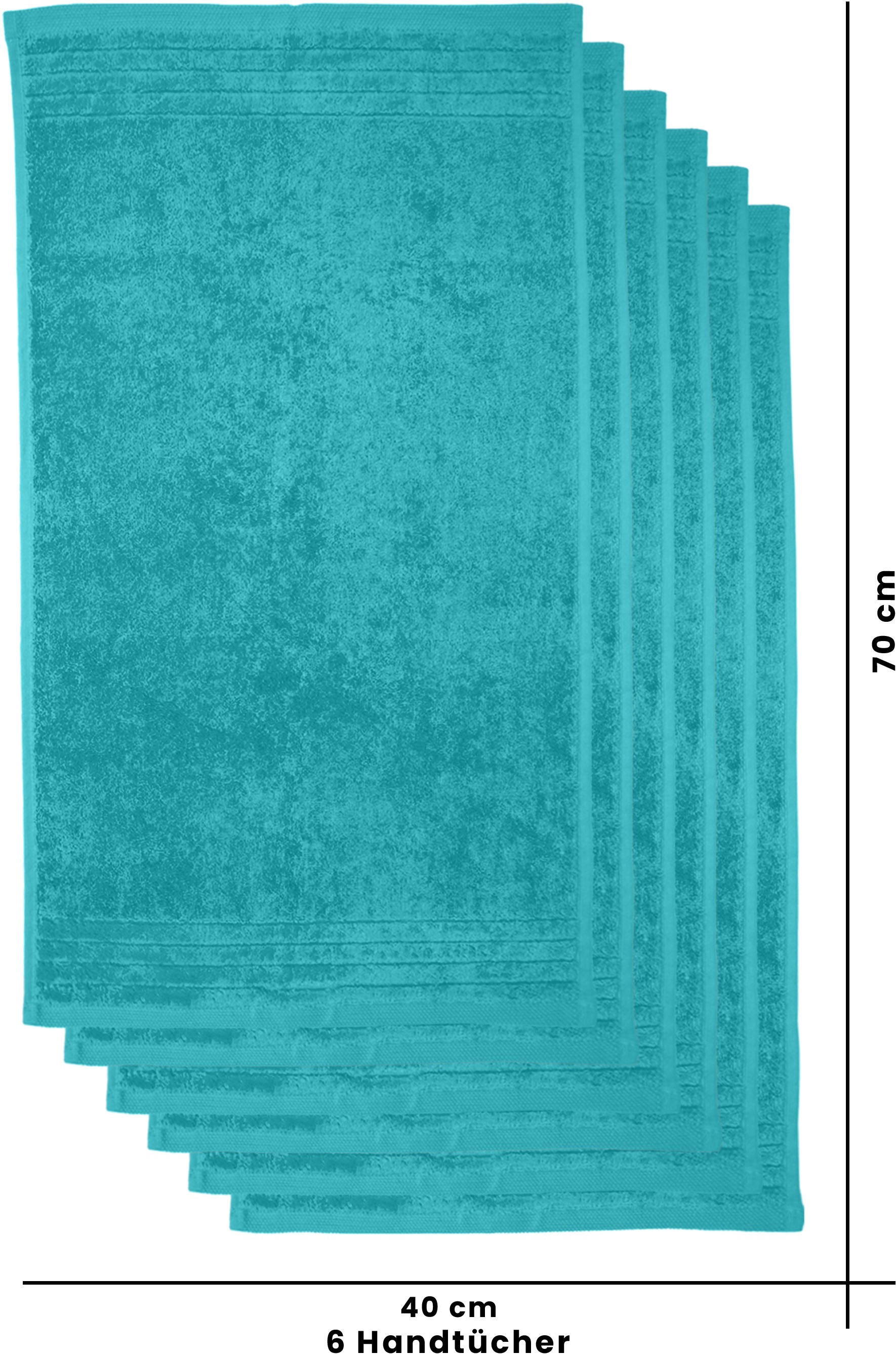 OTTO home Handtücher »Sanremo Premium, Premium Handtücher, 600 gr/m², 40x70cm« mit Bordüre, flauschig und weich, Händehandtücher, 5 Jahre Garantie