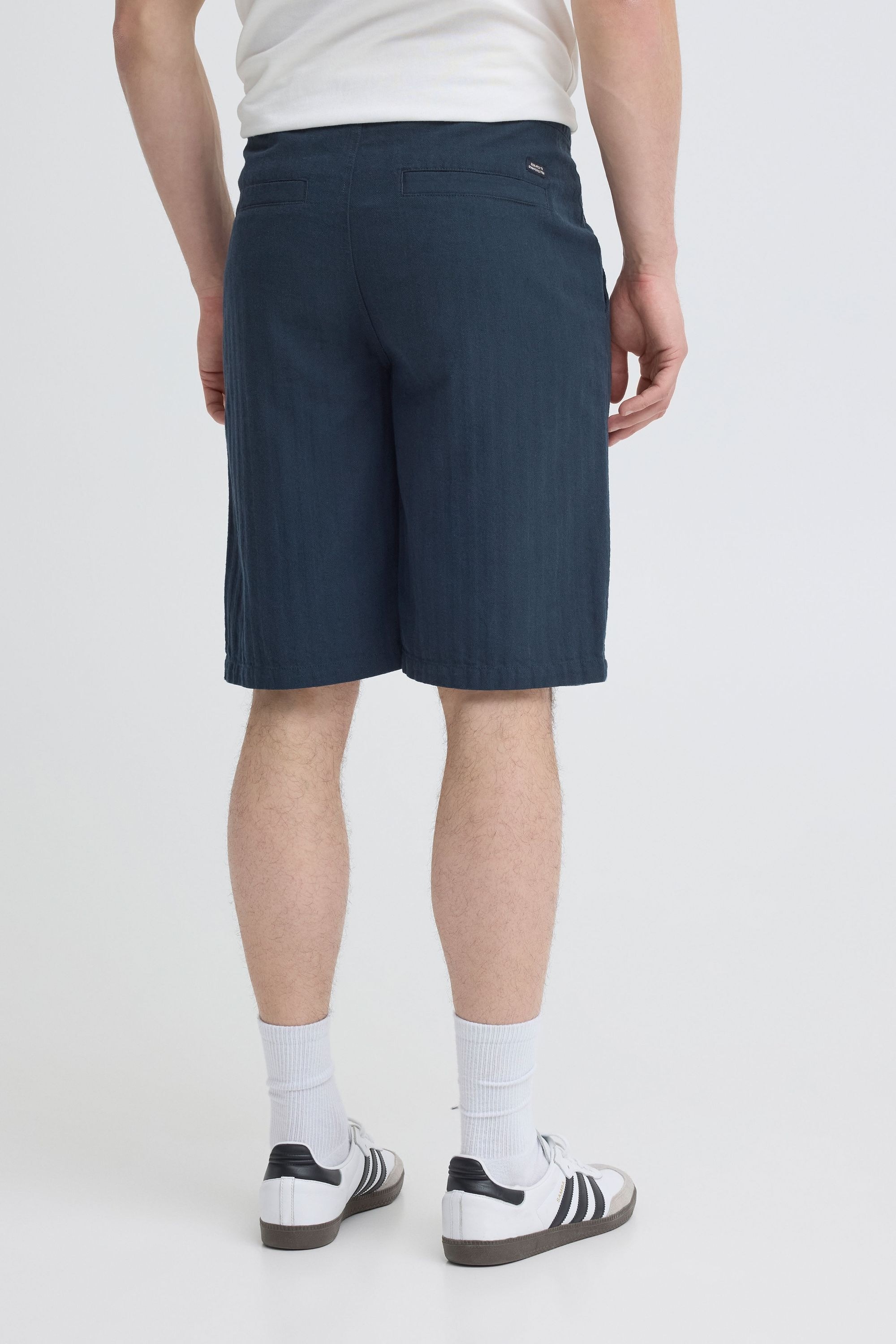 Blend Chinoshorts »Chinoshorts BHMorgan Linen Mix Pleated«