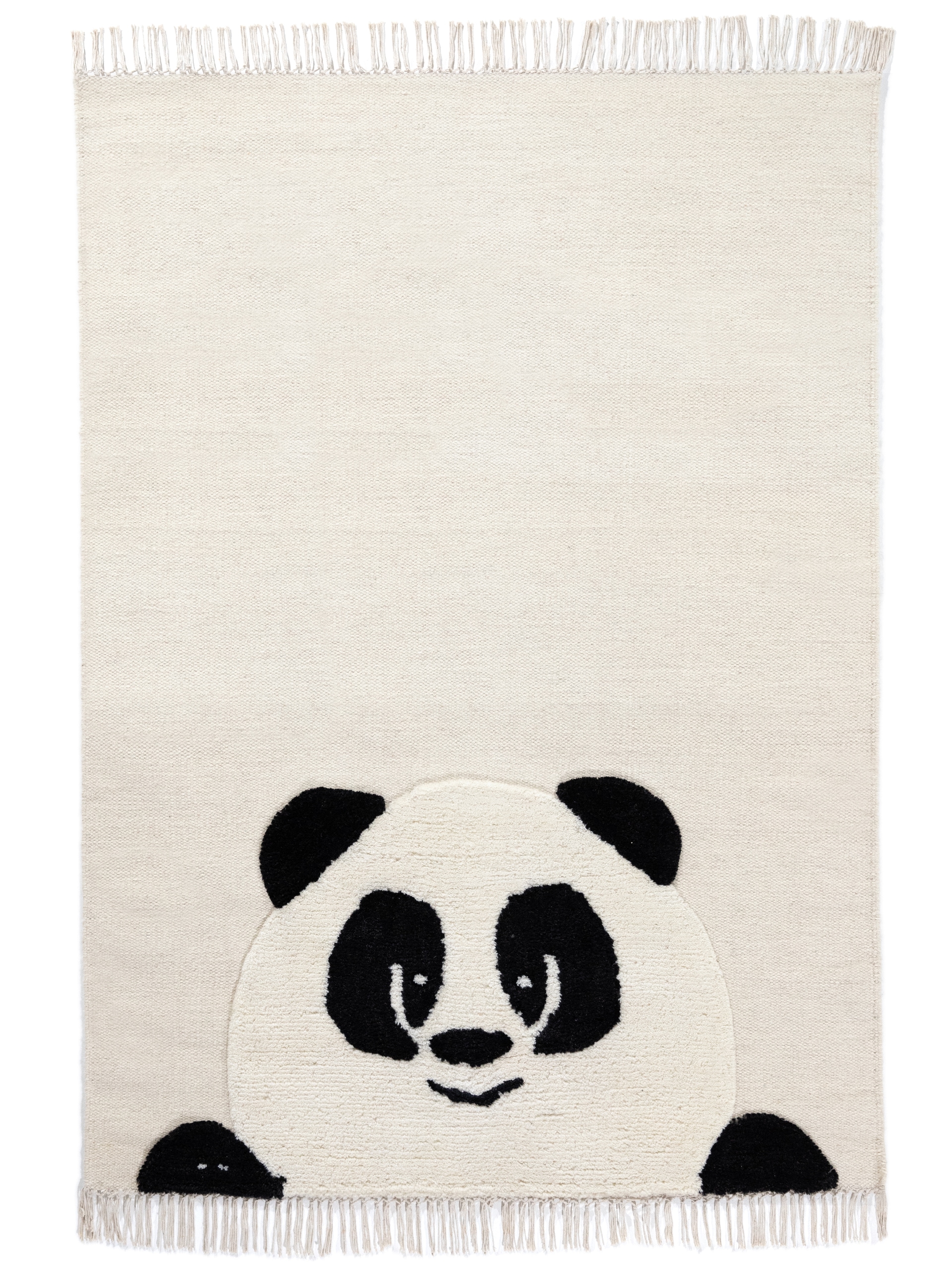 carpetfine Kinderteppich »Panda« rechteckig 0,6 mm Höhe