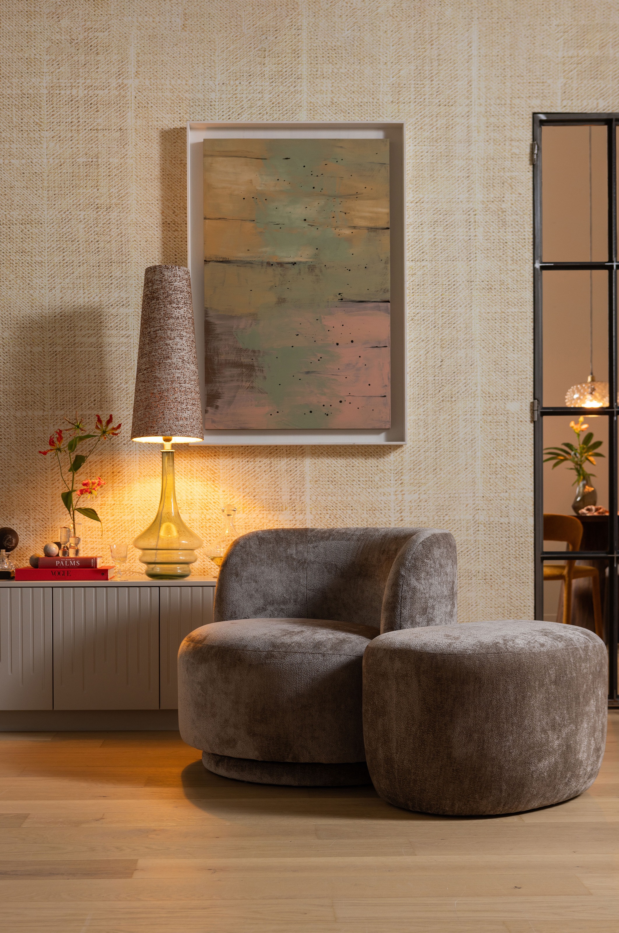 WOOOD Drehsessel »Popular«, frei im Raum stellbar, H 72 cm x B 81 cm