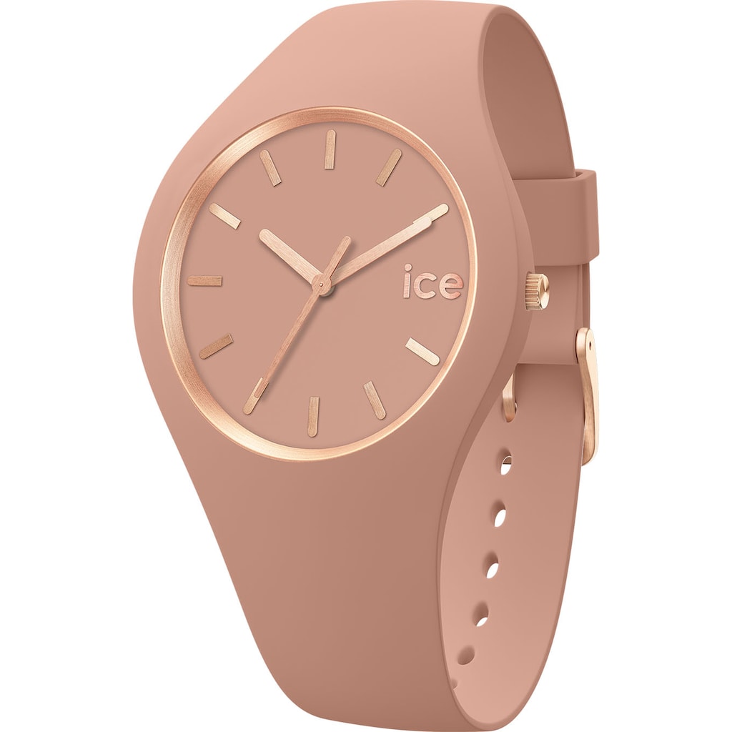 ice-watch Quarzuhr »ICE glam brushed - Clay - Small - 3H, 19525«