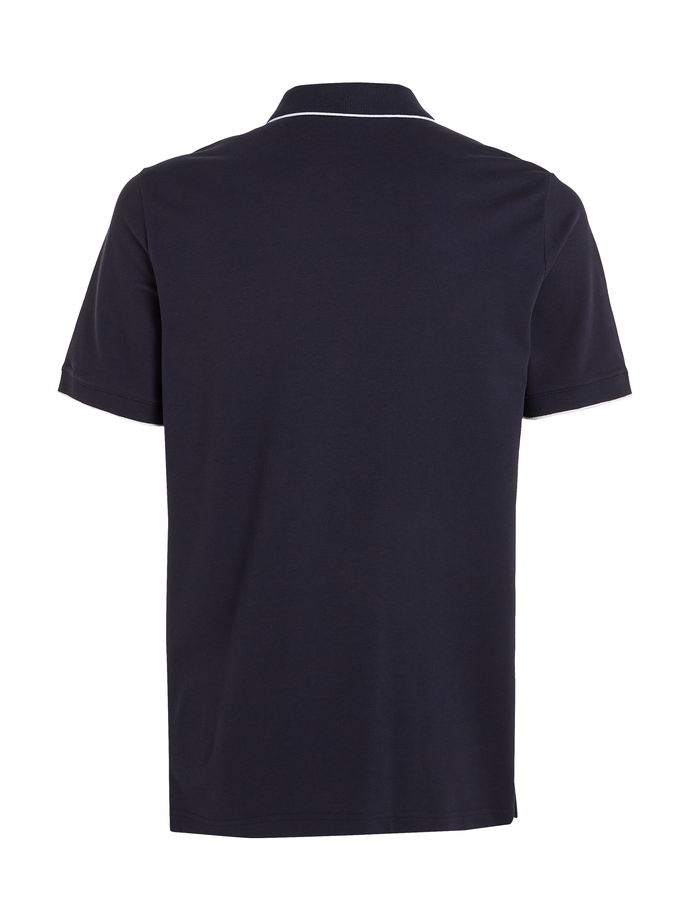 Calvin Klein Poloshirt »STRETCH PIQUE TIPPING POLO«, mit Streifendetail am Kragen