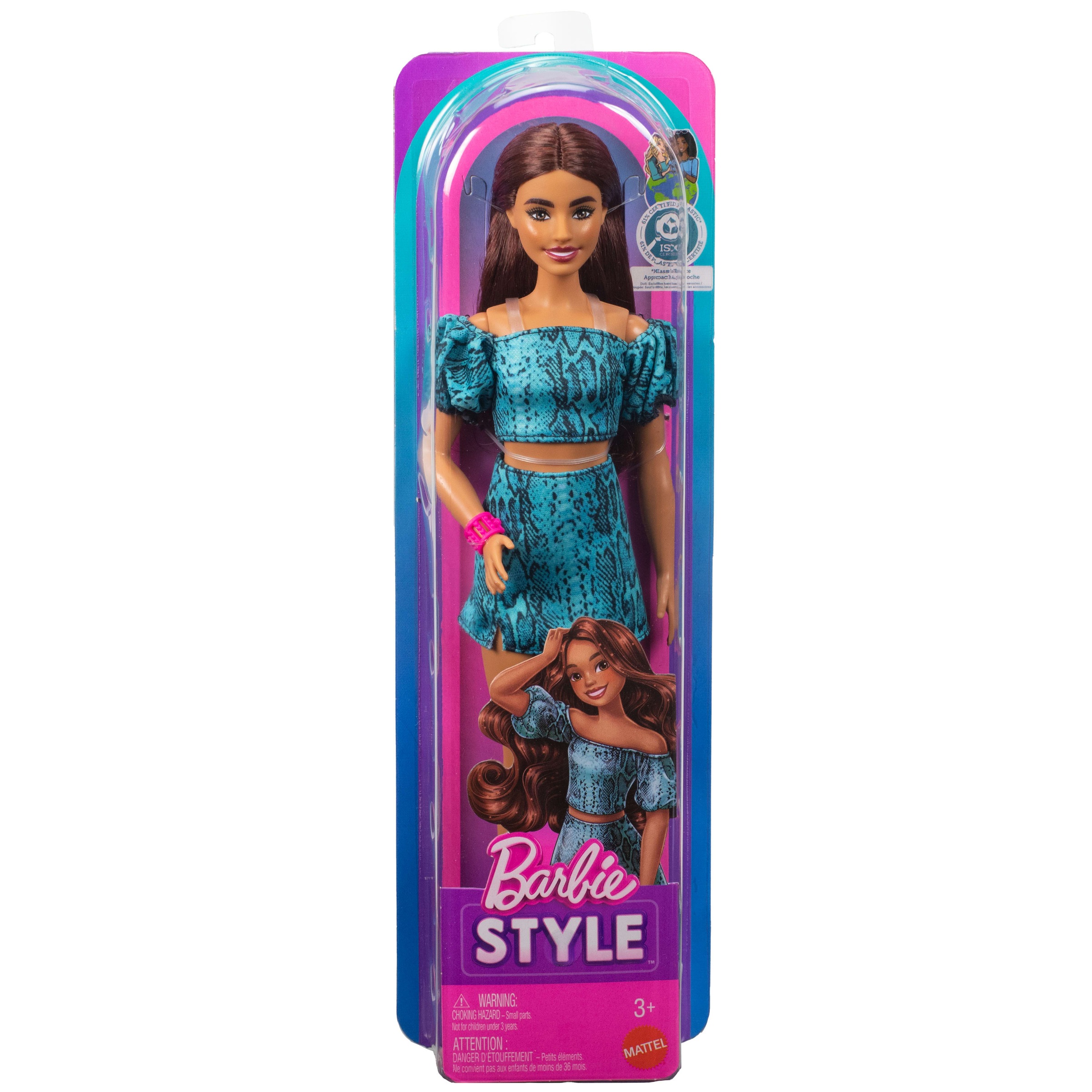 Barbie Anziehpuppe »Barbie Fashionista - Teal Animal Print«