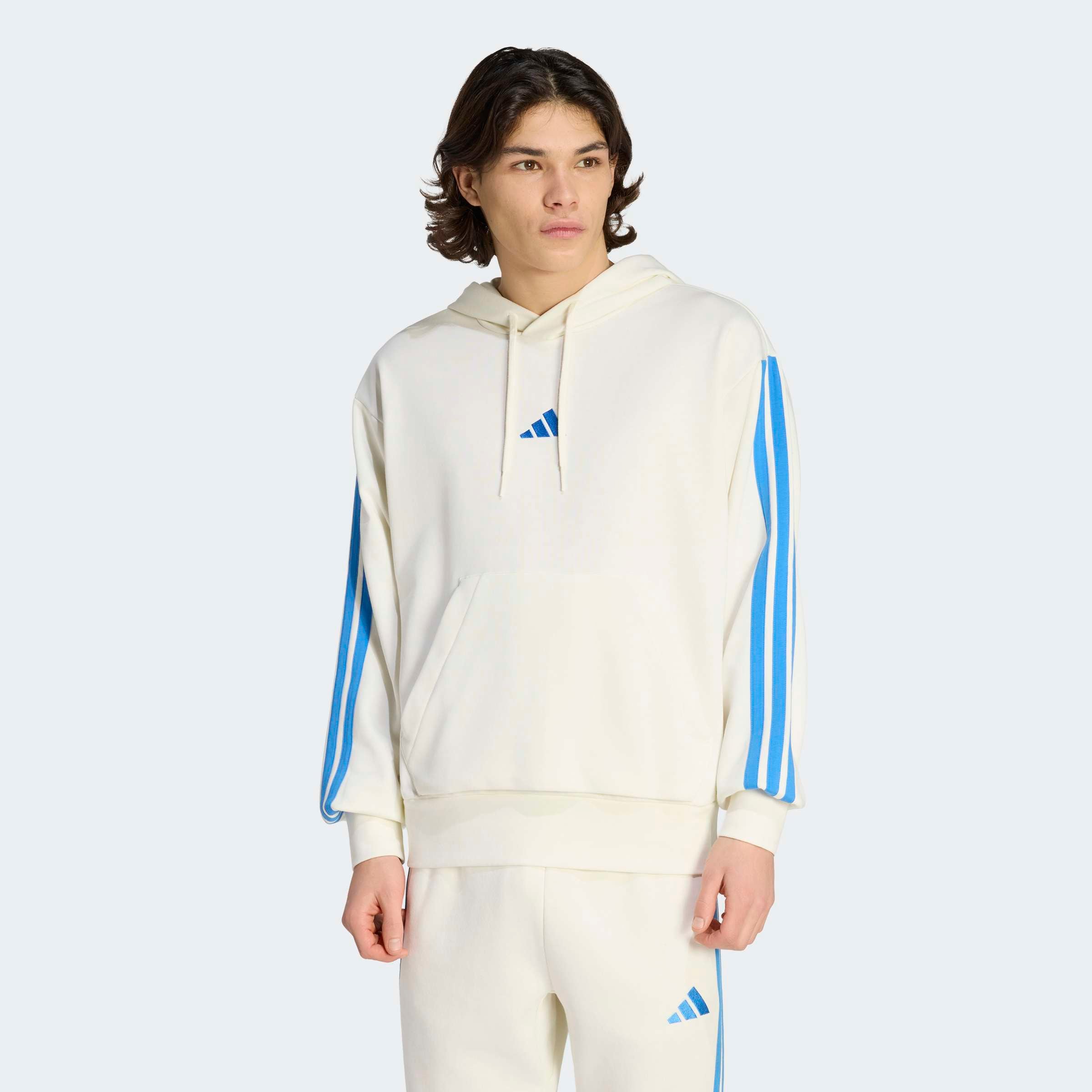adidas Sportswear Kapuzensweatshirt »ESSENTIALS 3-STREIFEN FRENCH TERRY HOODIE«
