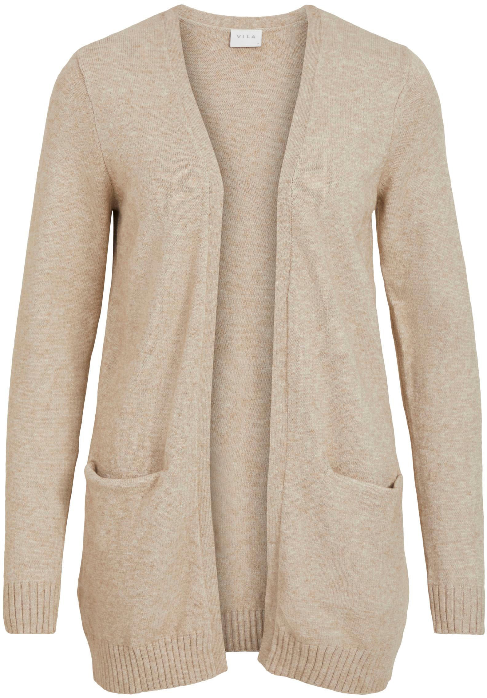 Vila Cardigan »VIRIL OPEN L/S KNIT CARDIGAN - NOOS«, in offener Form