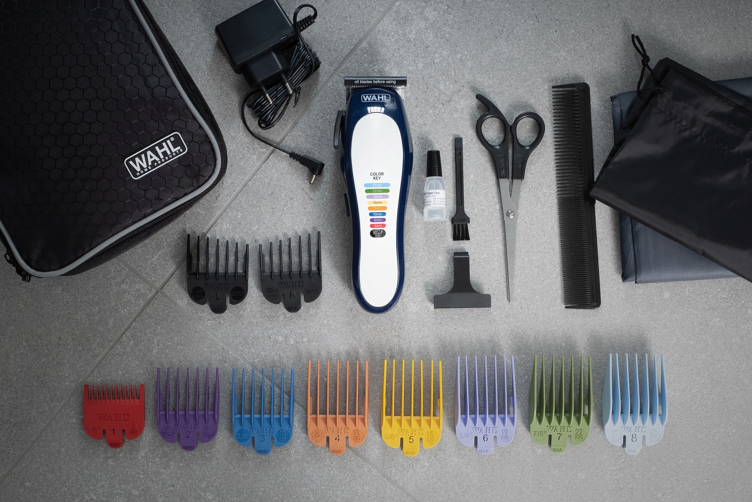 Wahl Haarschneider »Color Pro Lithium«, 10 Aufsätze