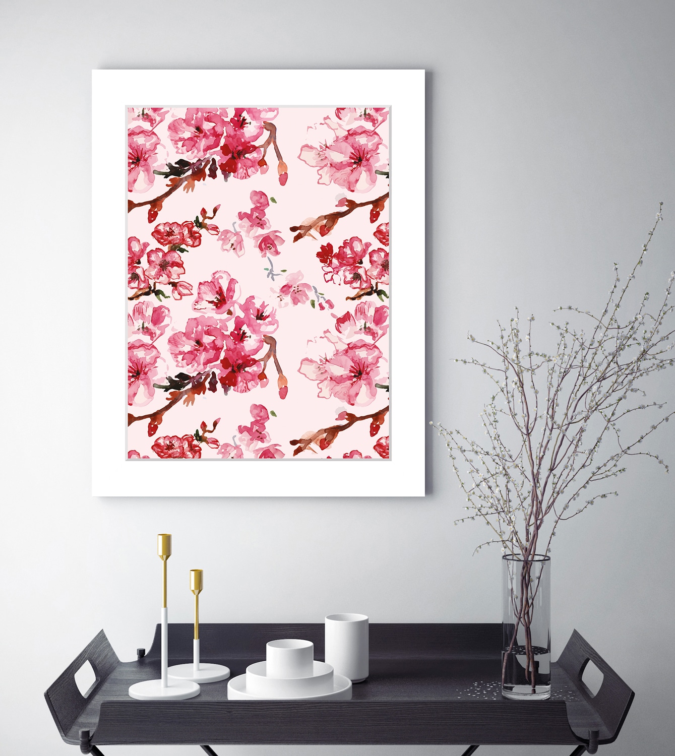 queence Bild »Ellie«, Blumen, gerahmt, Blumen