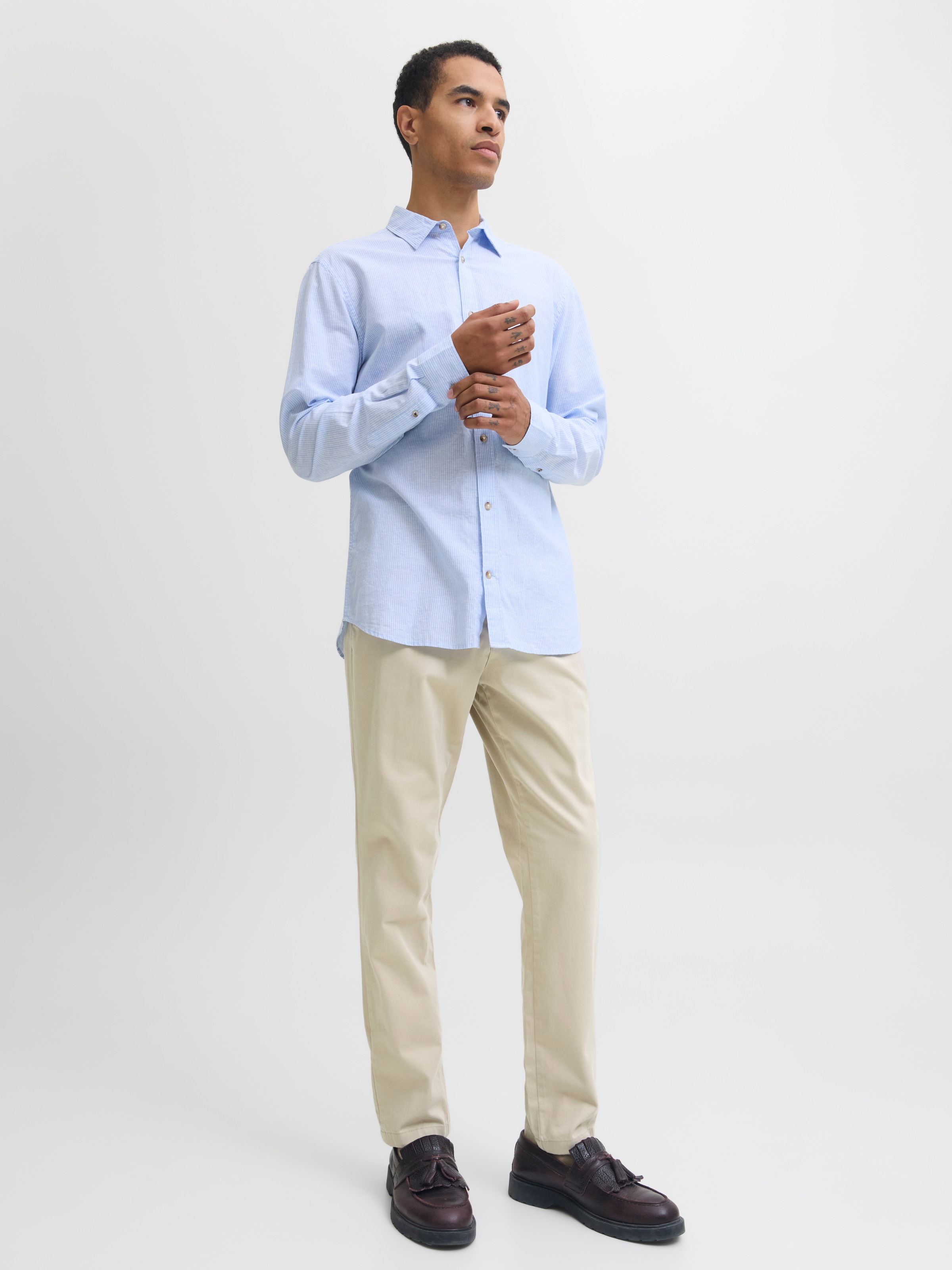 Jack & Jones Chinos »JPSTMARCO mit Stretchkomfort und schmalem Bein«  Baumwollmischung, slim fit