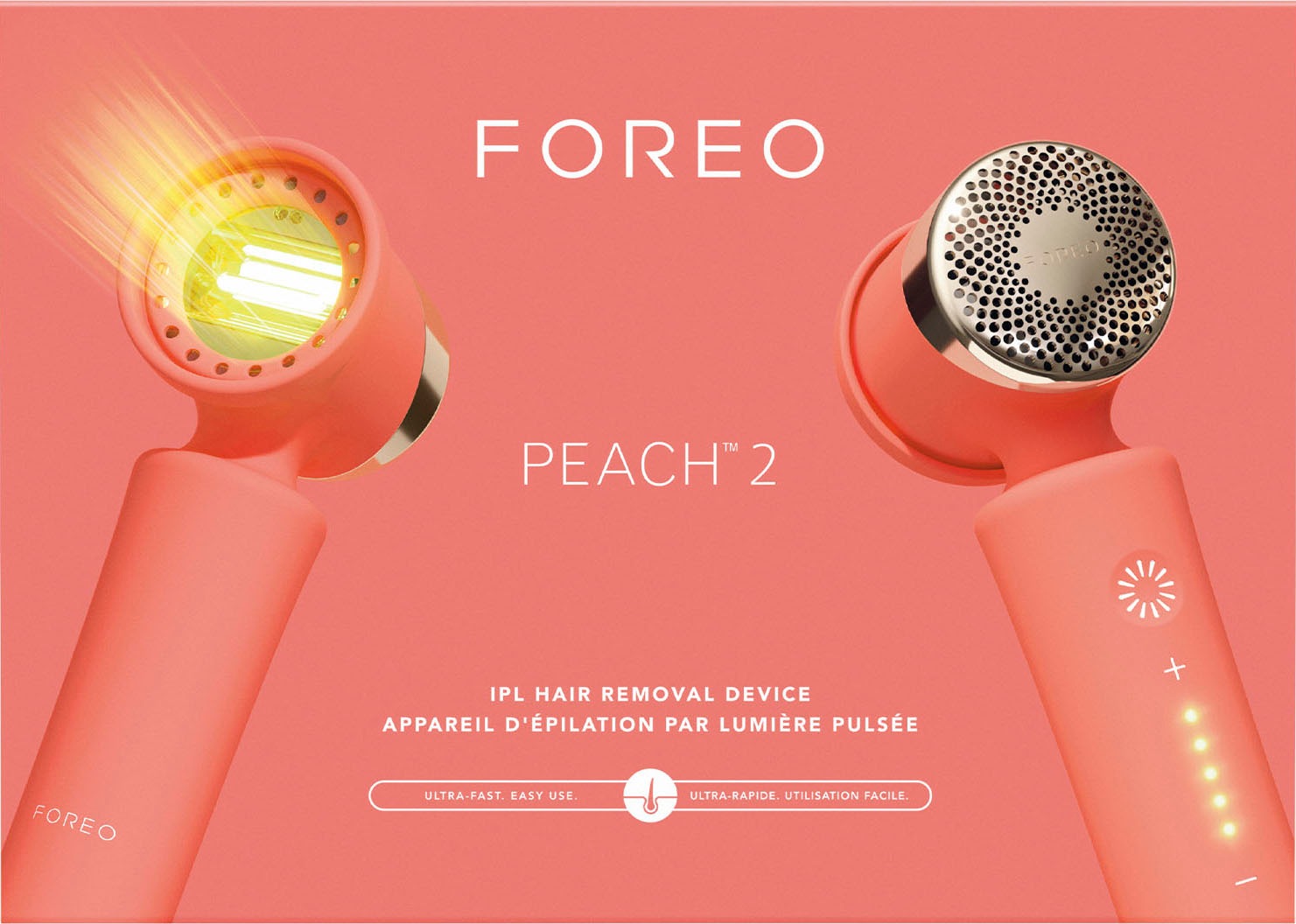 FOREO IPL-Haarentferner »PEACH™ 2«, 120 / min Lichtimpulse