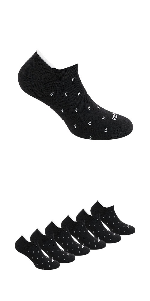 Fila Socken 6 Paar tlg. verstärkte Ferse, Cotton-Mix
