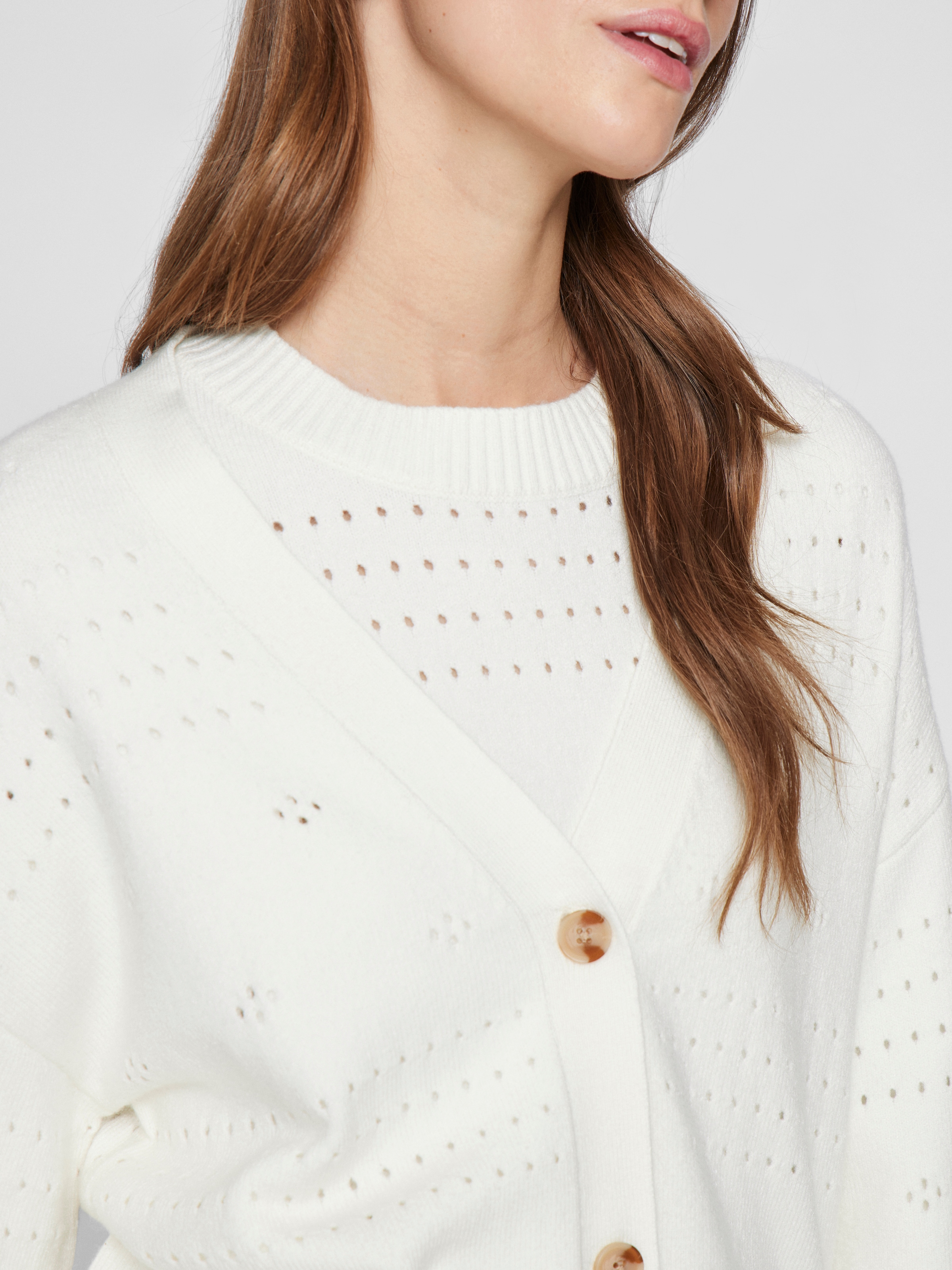 Vila Strickjacke »VIRIL V-NECK L/S KNIT CARDIGAN - NOOS«