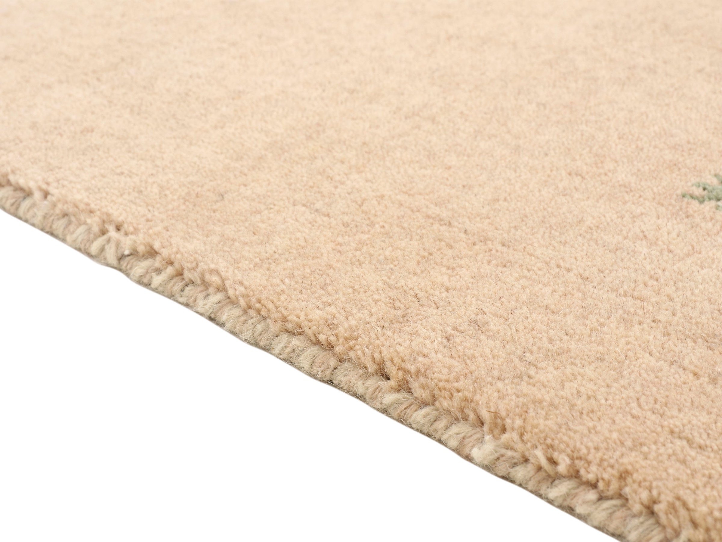 carpetfine Wollteppich »Gabbeh Uni, auch als Läufer erhältlich«, rechteckig, 15 mm Höhe, reine Wolle, handgewebt, Gabbeh Loom Tiermotiv, große Farbauswahl