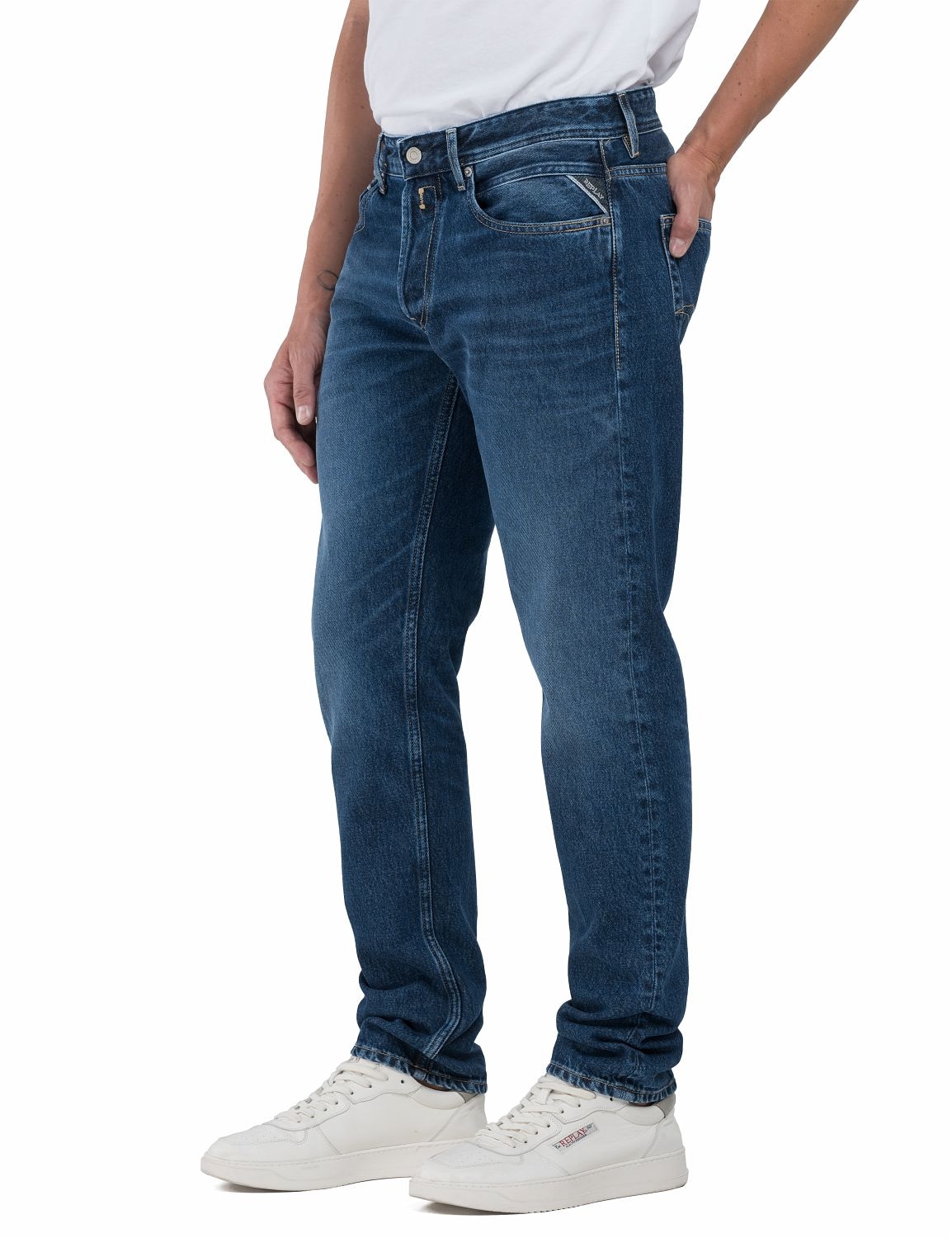 Replay Straight-Jeans »GROVER«, in vielen verschiedenen Waschungen, mit Stretch
