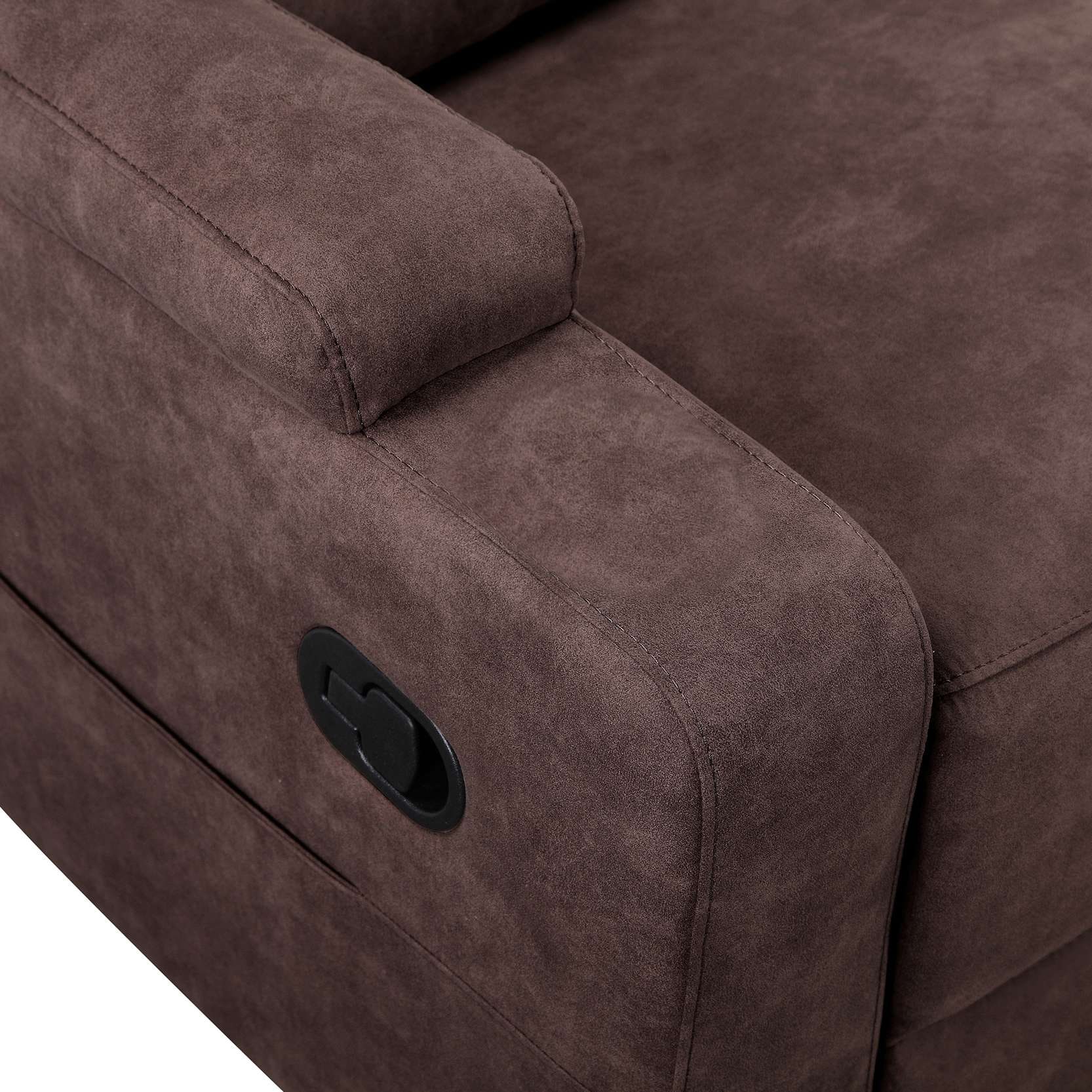 OTTO home Ecksofa »NAPORI Microfaser, L-Form, 210cm, man./elektr. Relaxfunktion« USB-A bei elektr. Variante, Staukasten, Seitentaschen u. Federkern